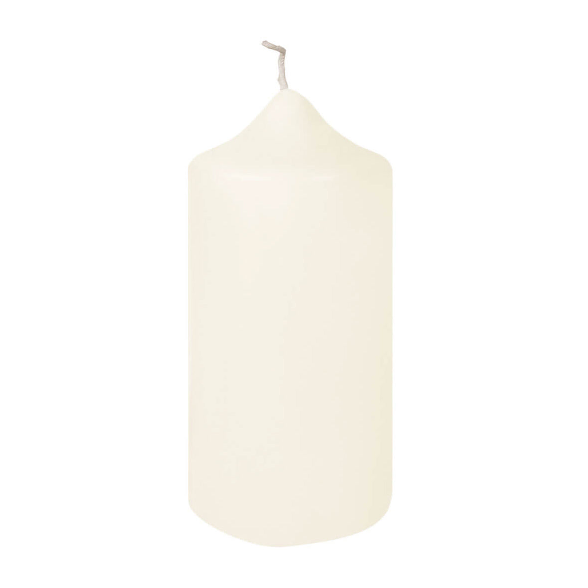 CANDLE getauchte Stumpenkerze creme