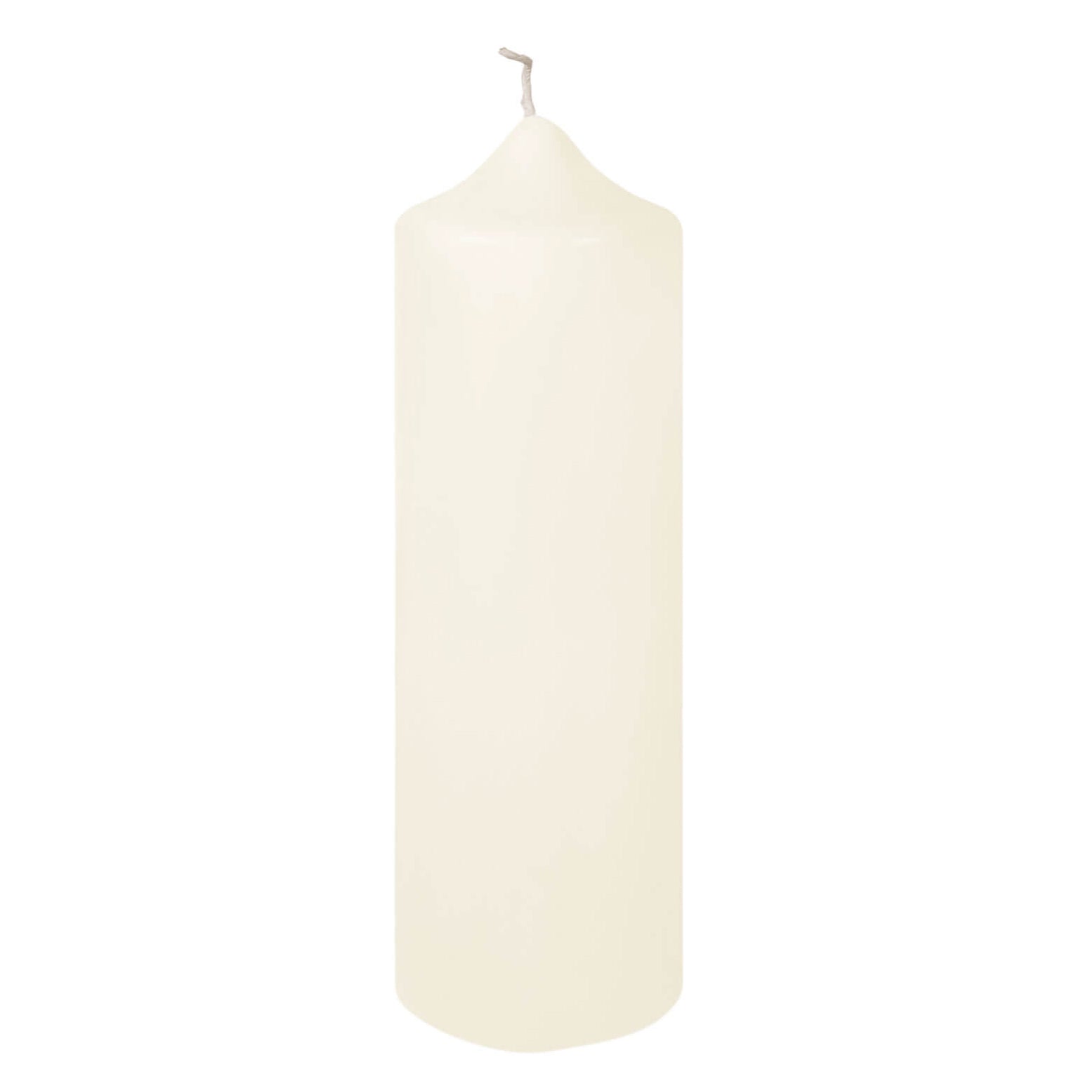 CANDLE getauchte Stumpenkerze creme