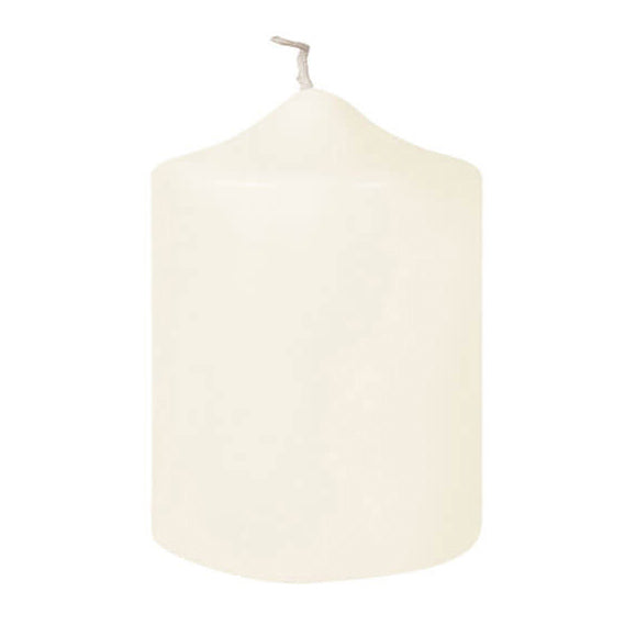 CANDLE getauchte Stumpenkerze creme