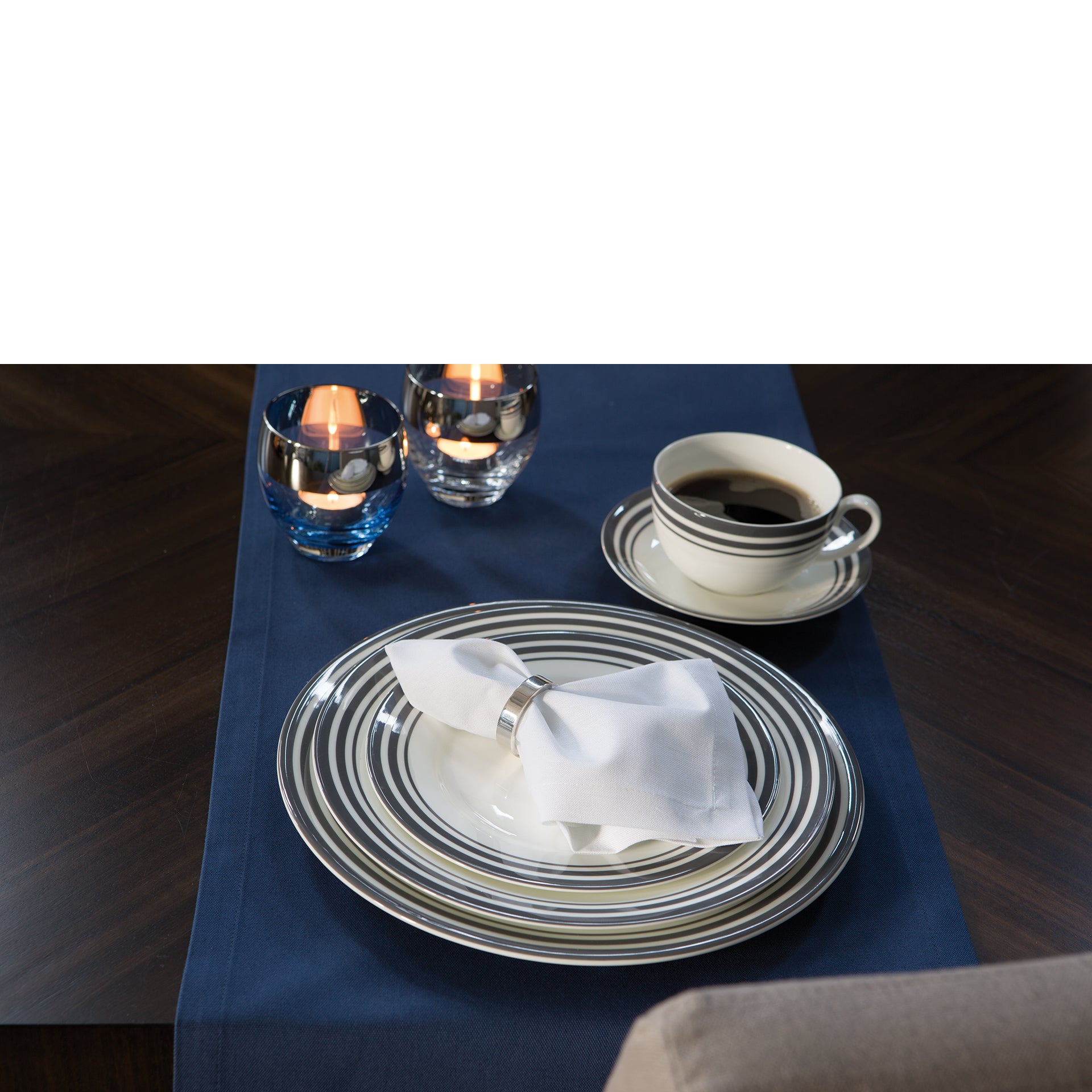 MOMENTS Dessertteller grau