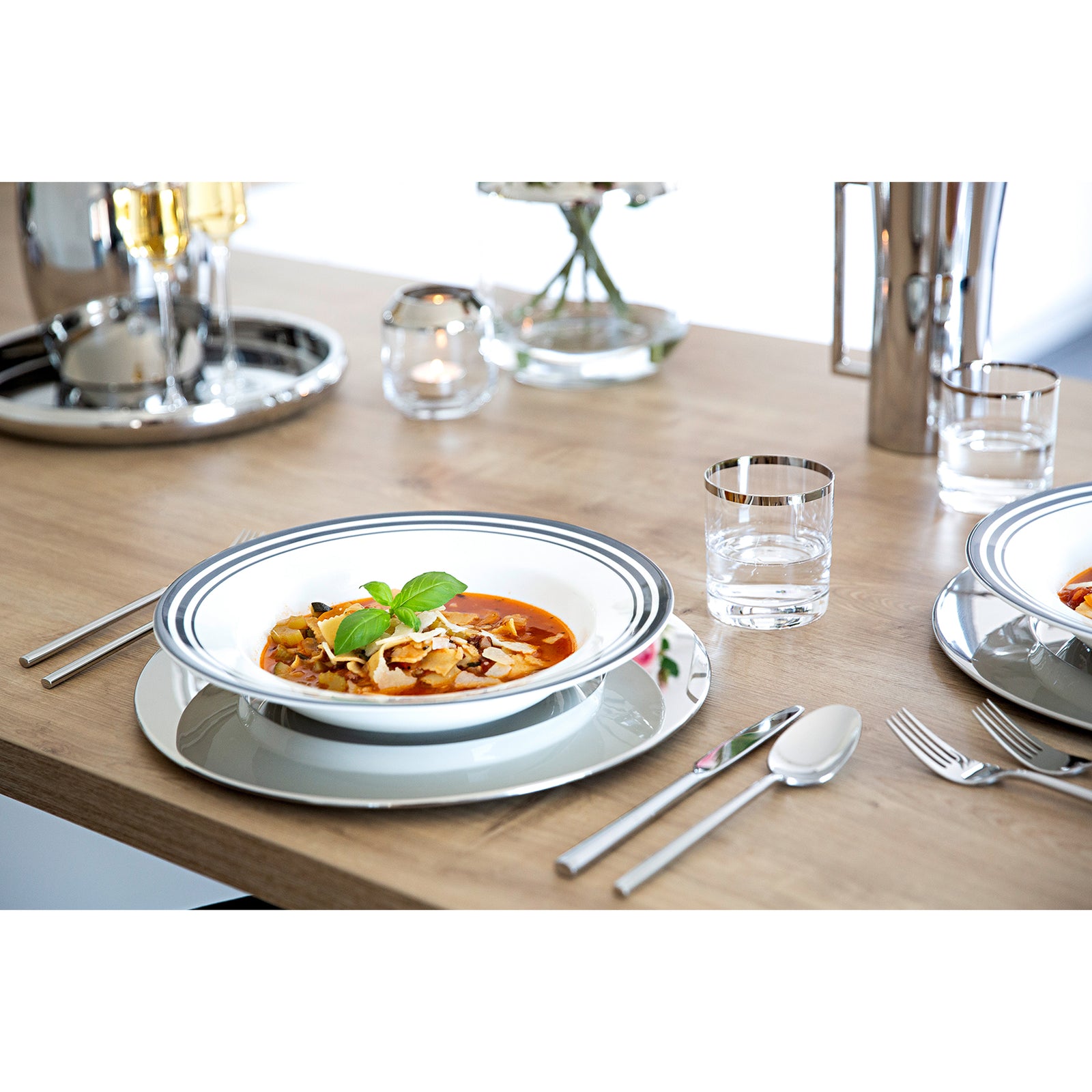 MOMENTS Pastateller grau