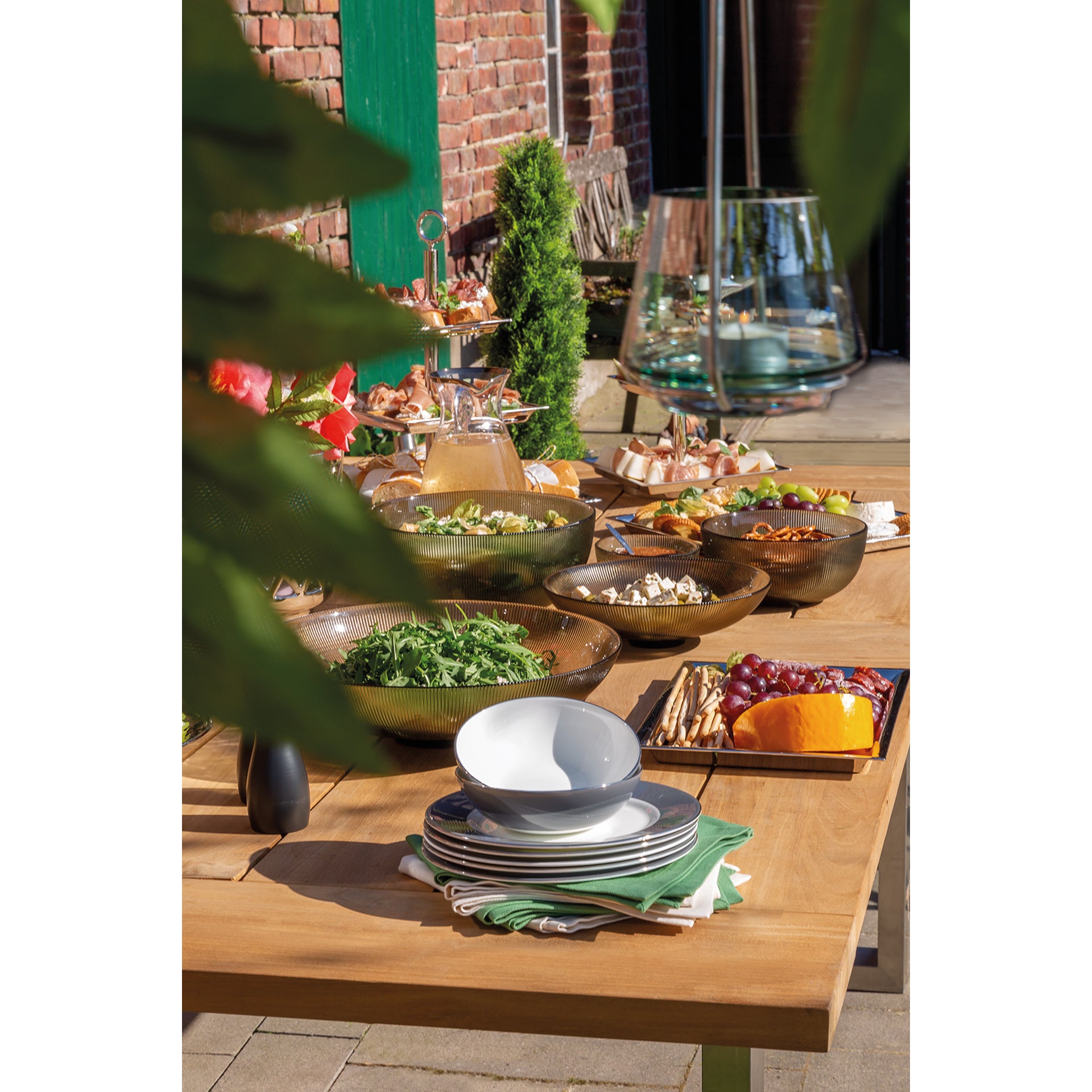 MOMENTS Dessertteller grau