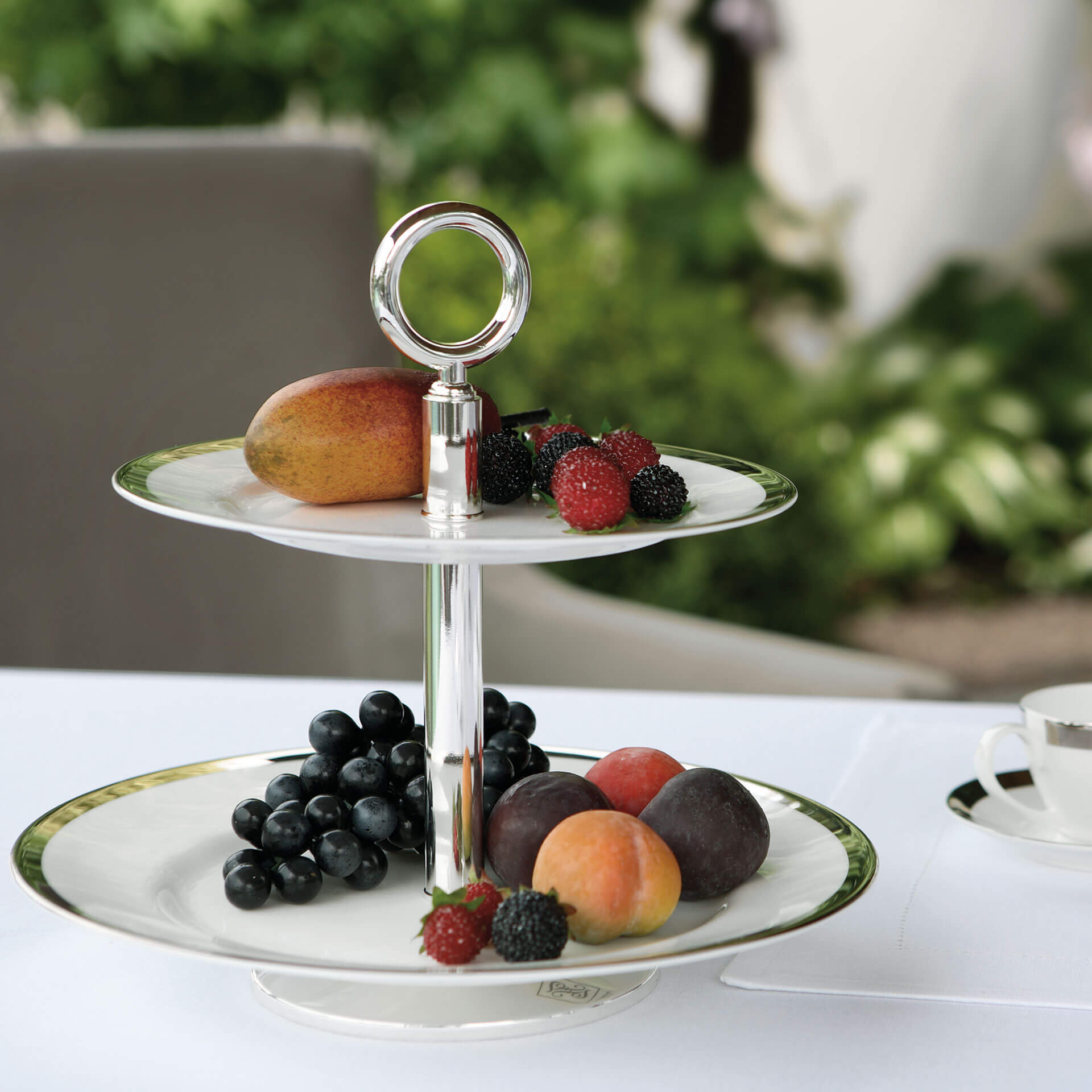 PLATINUM 2er Etagere weiß