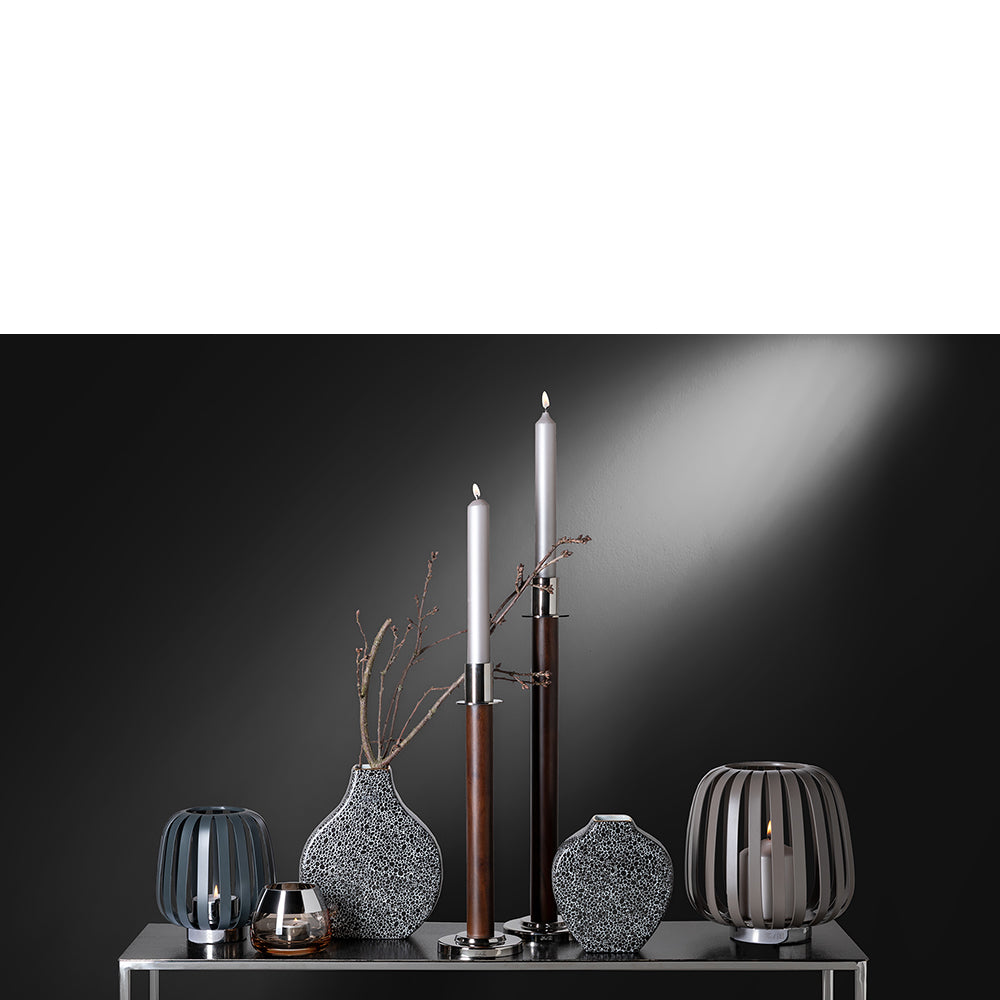 MINTA Vase schwarz-weiß