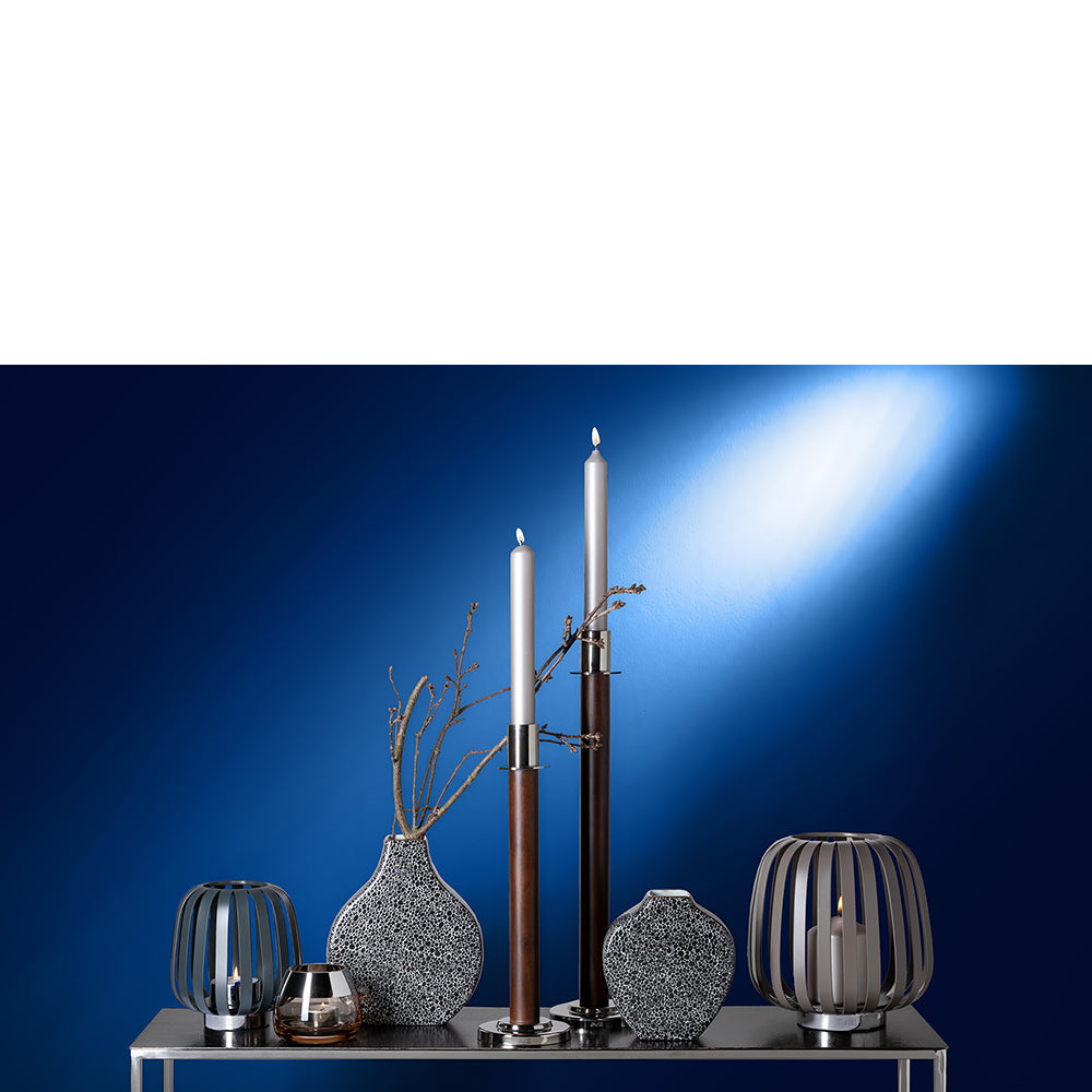 MINTA Vase schwarz-weiß