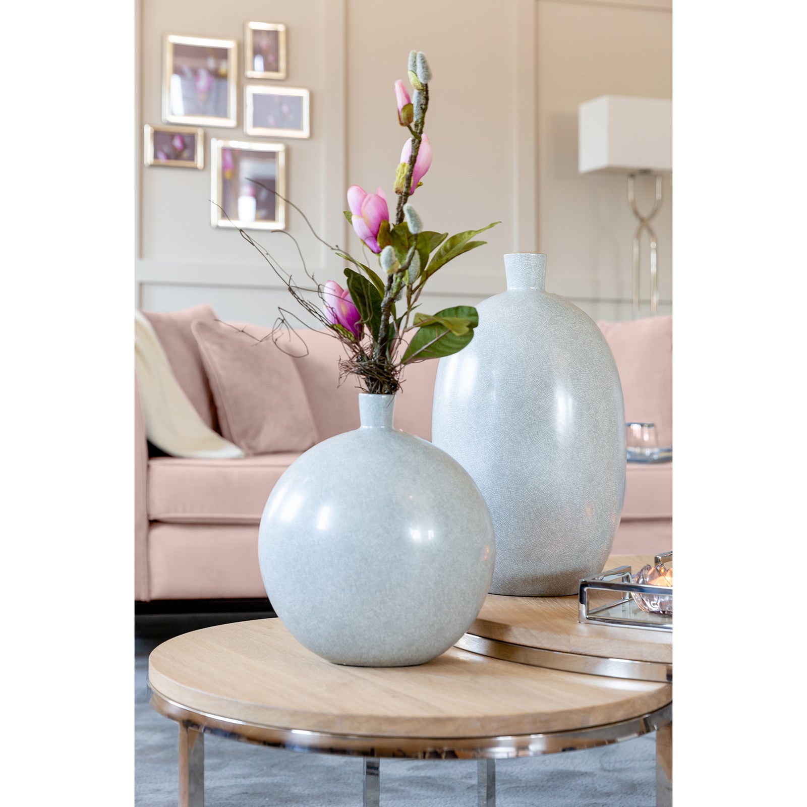 ATHINA Vase weiß