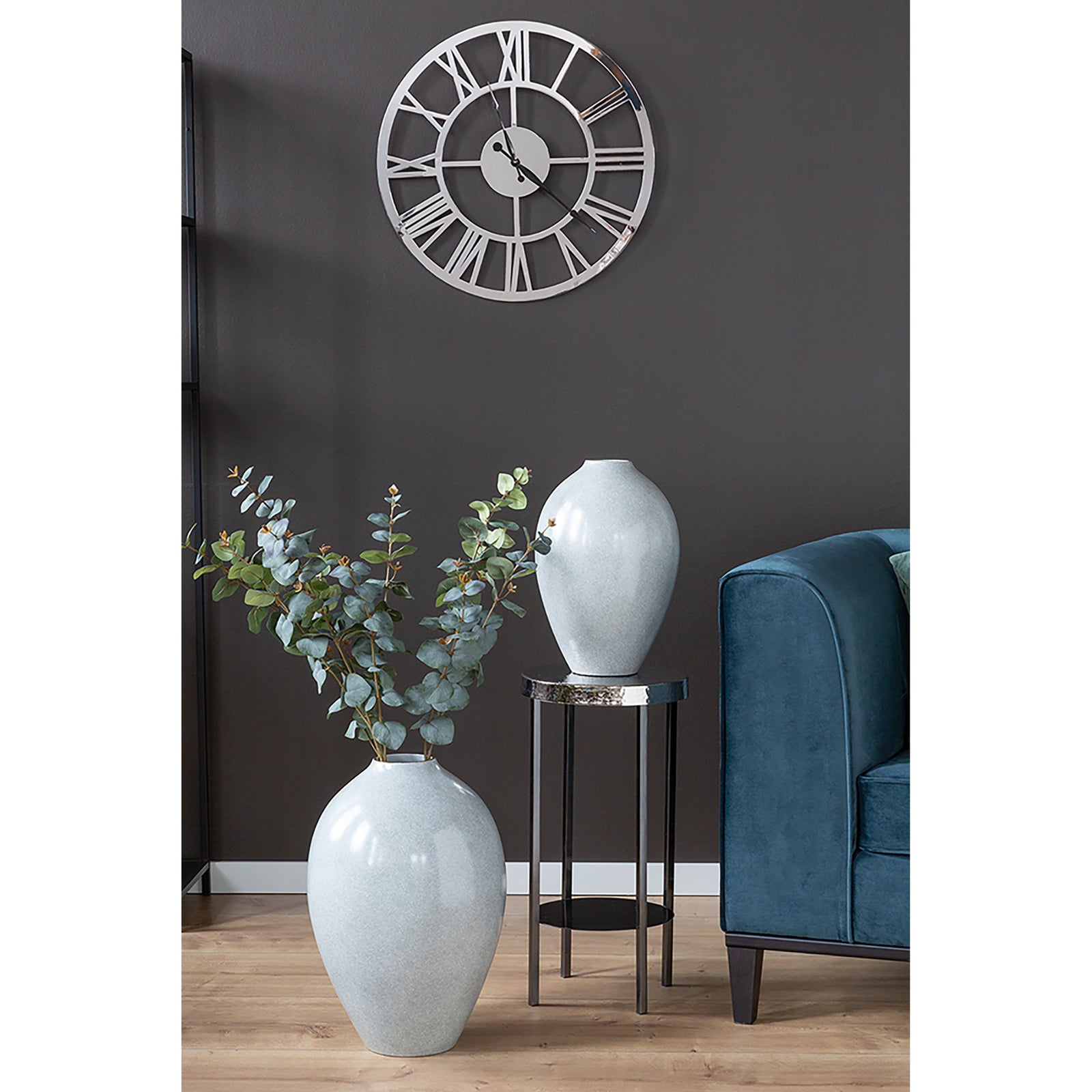 AGNETA Bodenvase weiß