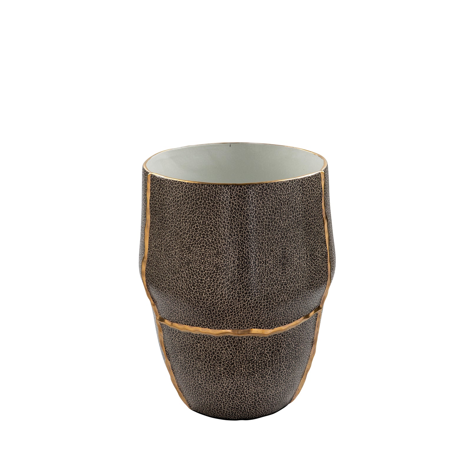 FAVORA Vase schwarz