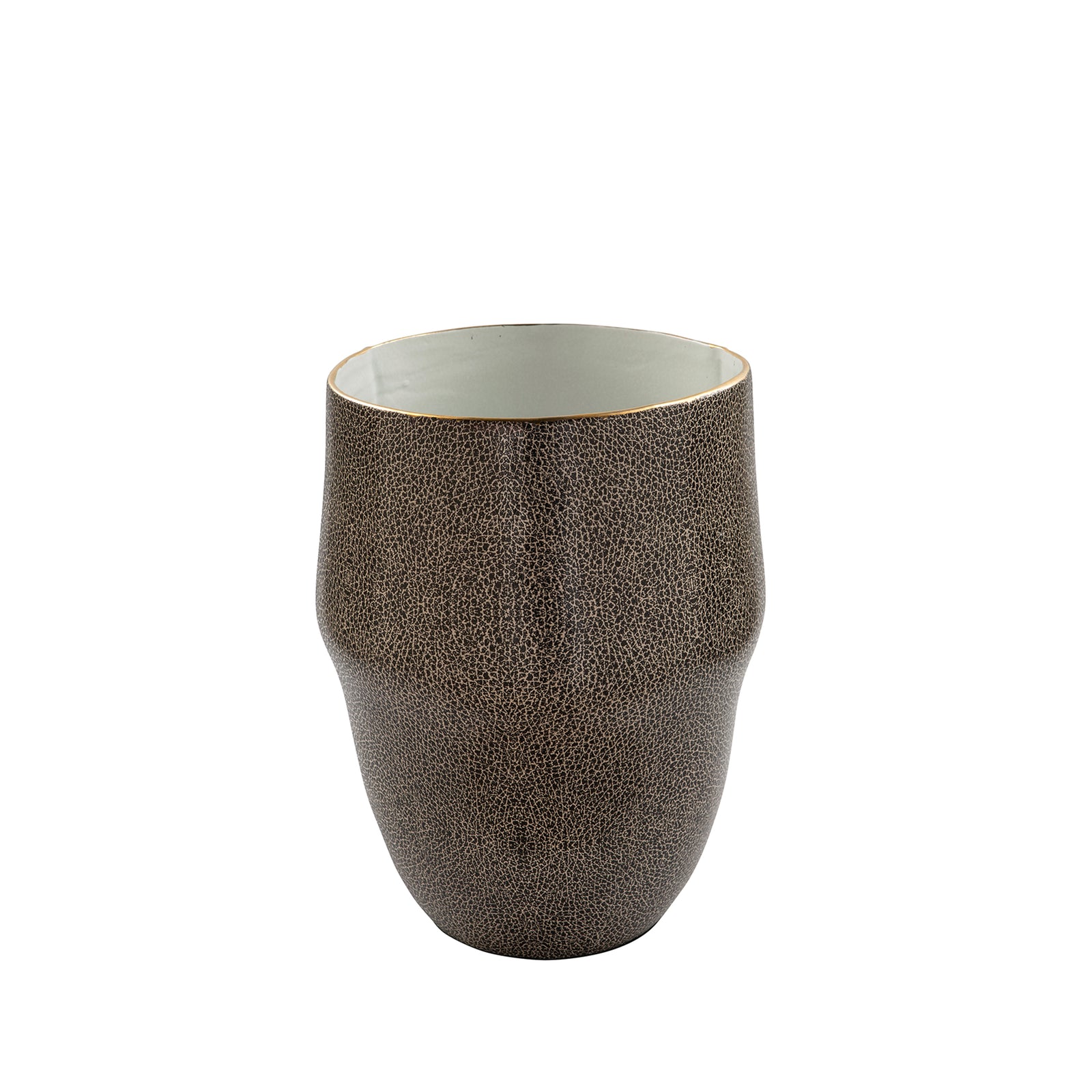 FAVORA Vase schwarz