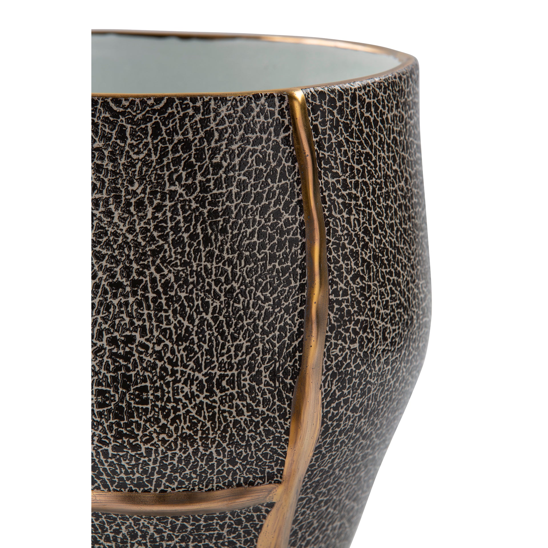 FAVORA Vase schwarz