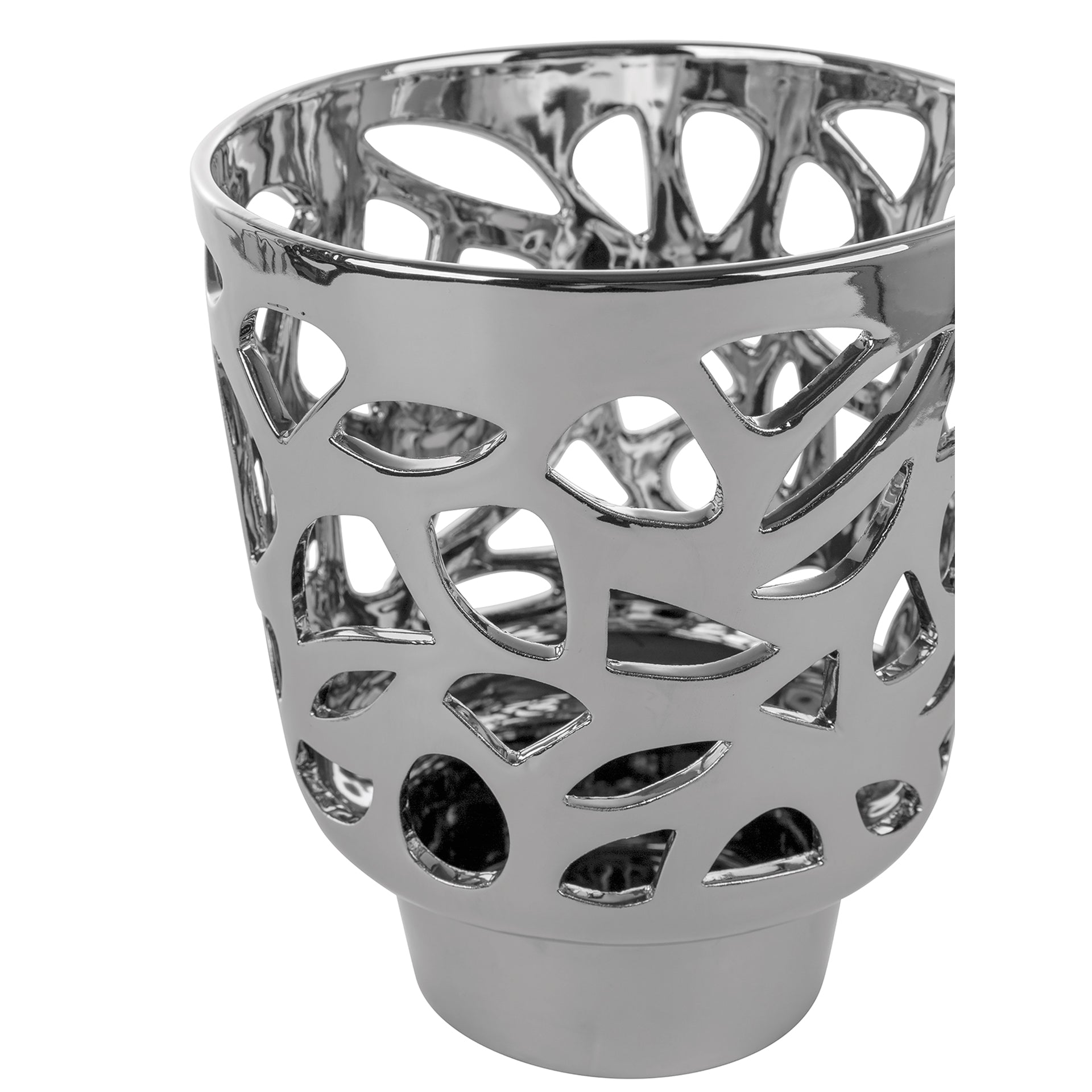 EVITA Windlicht silberfarben