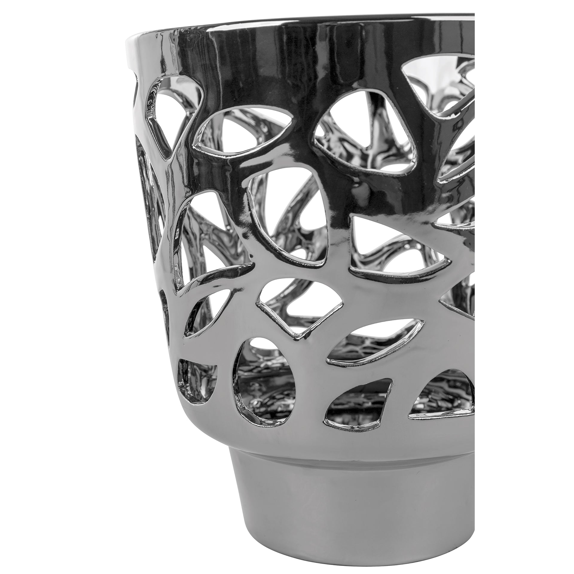 EVITA Windlicht silberfarben