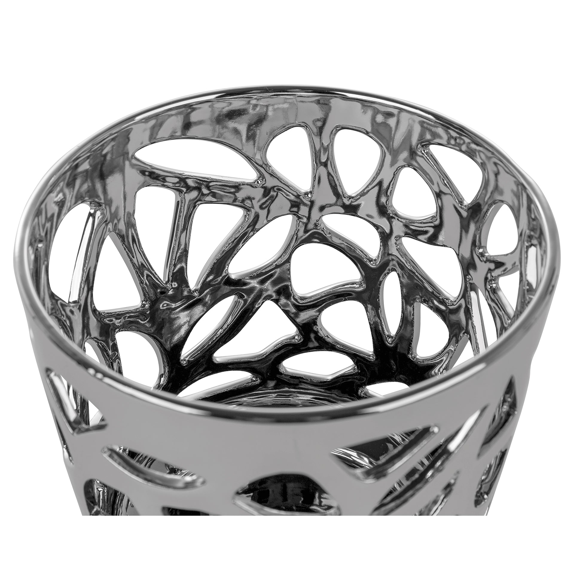 EVITA Windlicht silberfarben