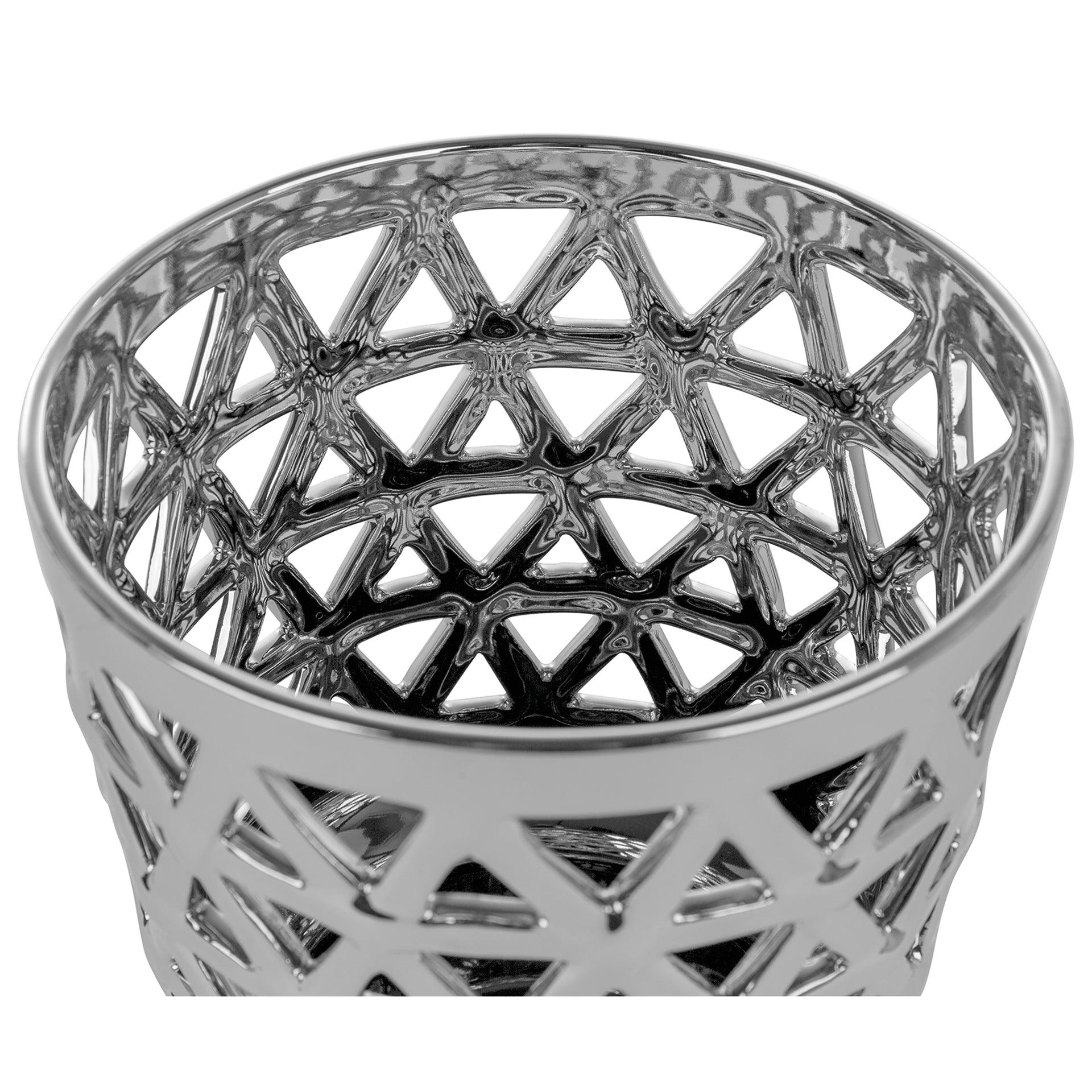 EVITA Windlicht silberfarben