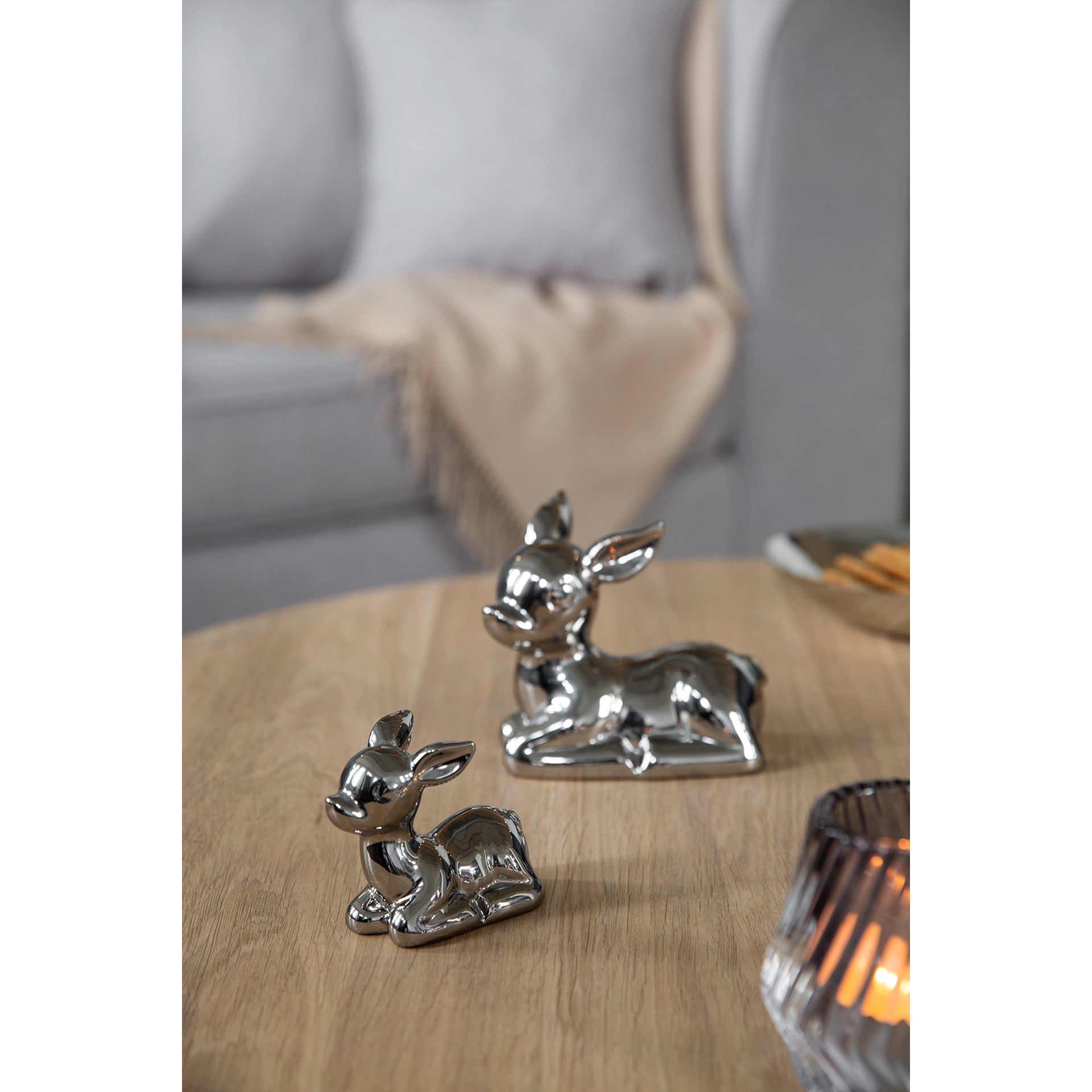 CARINO DEKOFIGUR silber