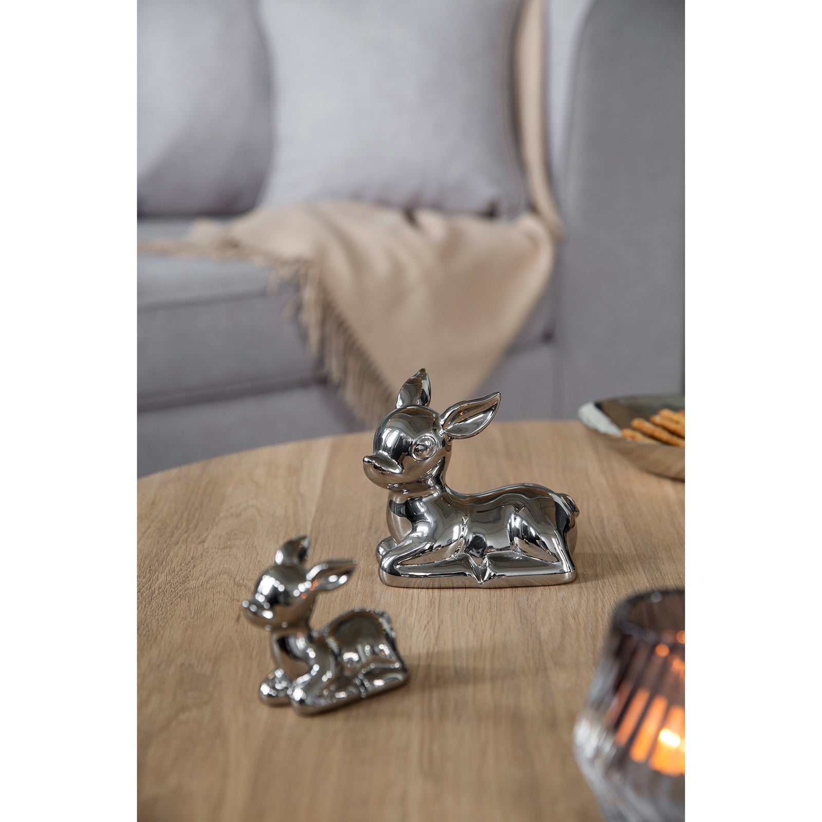 CARINO DEKOFIGUR silber