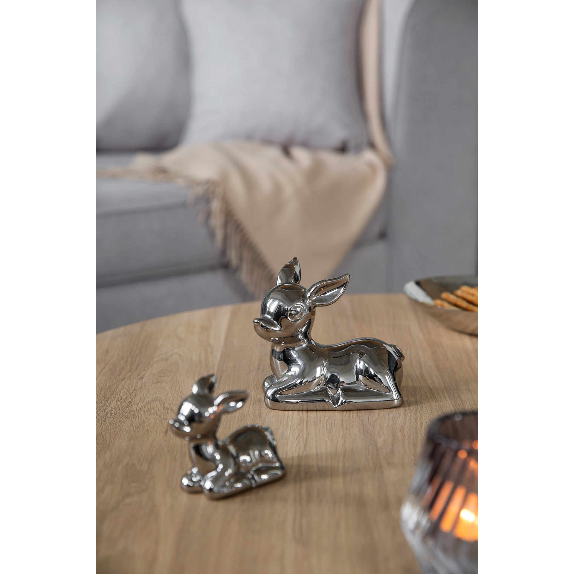 CARINO DEKOFIGUR silber