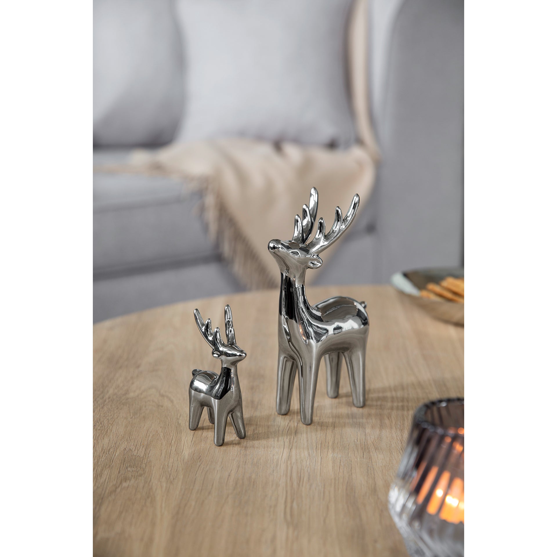 SVEN DEKOFIGUR silber