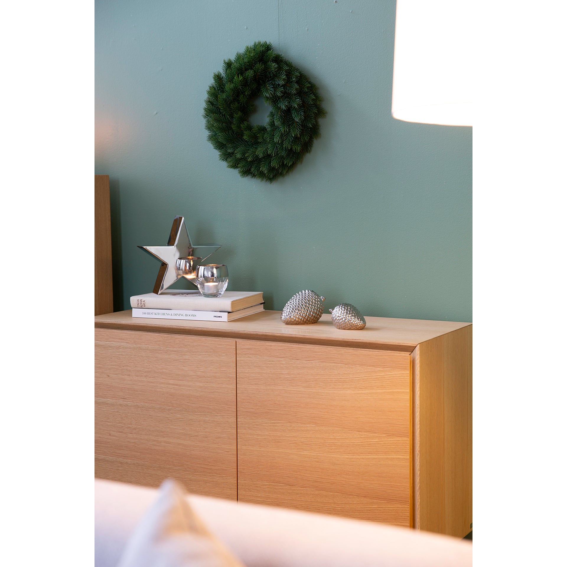 CONE Deko Zapfen silberfarben