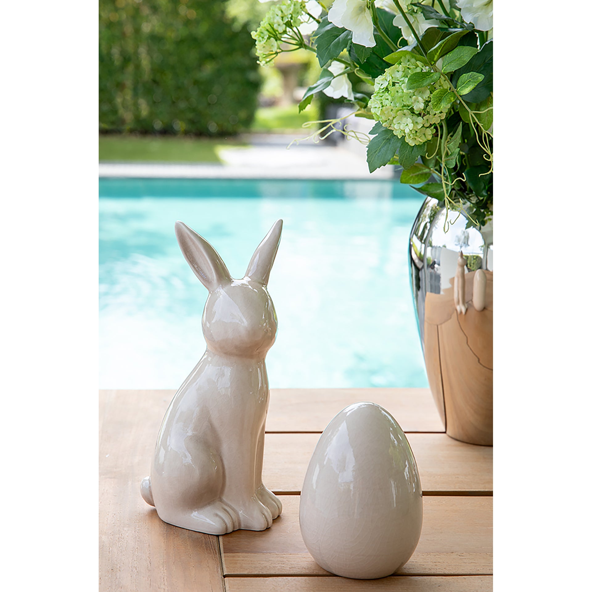FABIUS Deko Hase beige