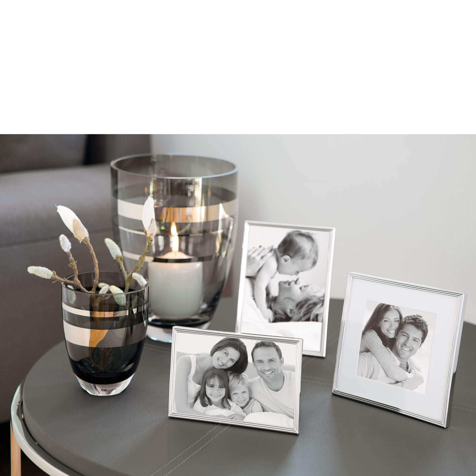 JOY Bilderrahmen 10x10 cm silberfarben