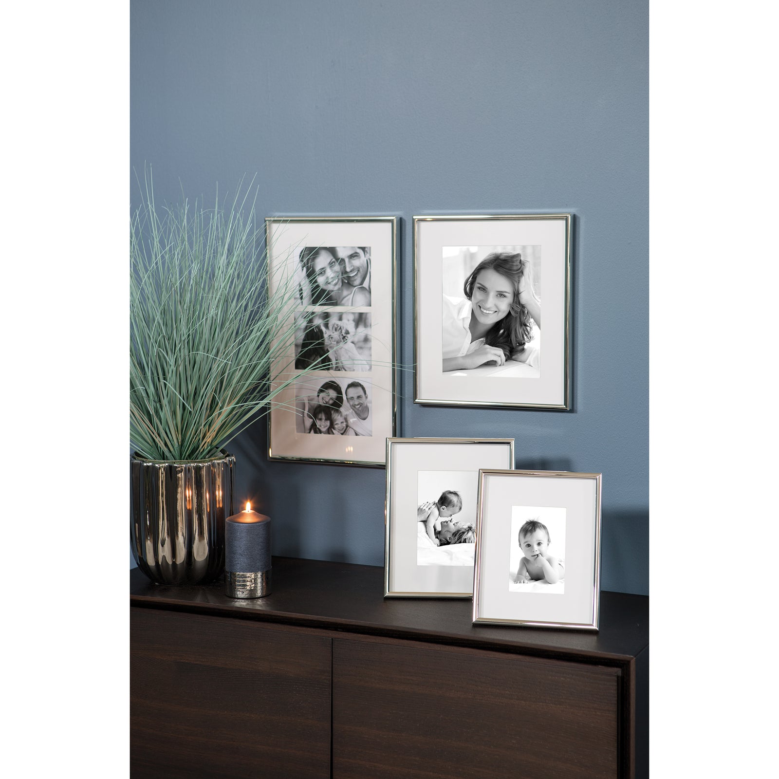 TAJO Bilderrahmen 13x18 cm silber