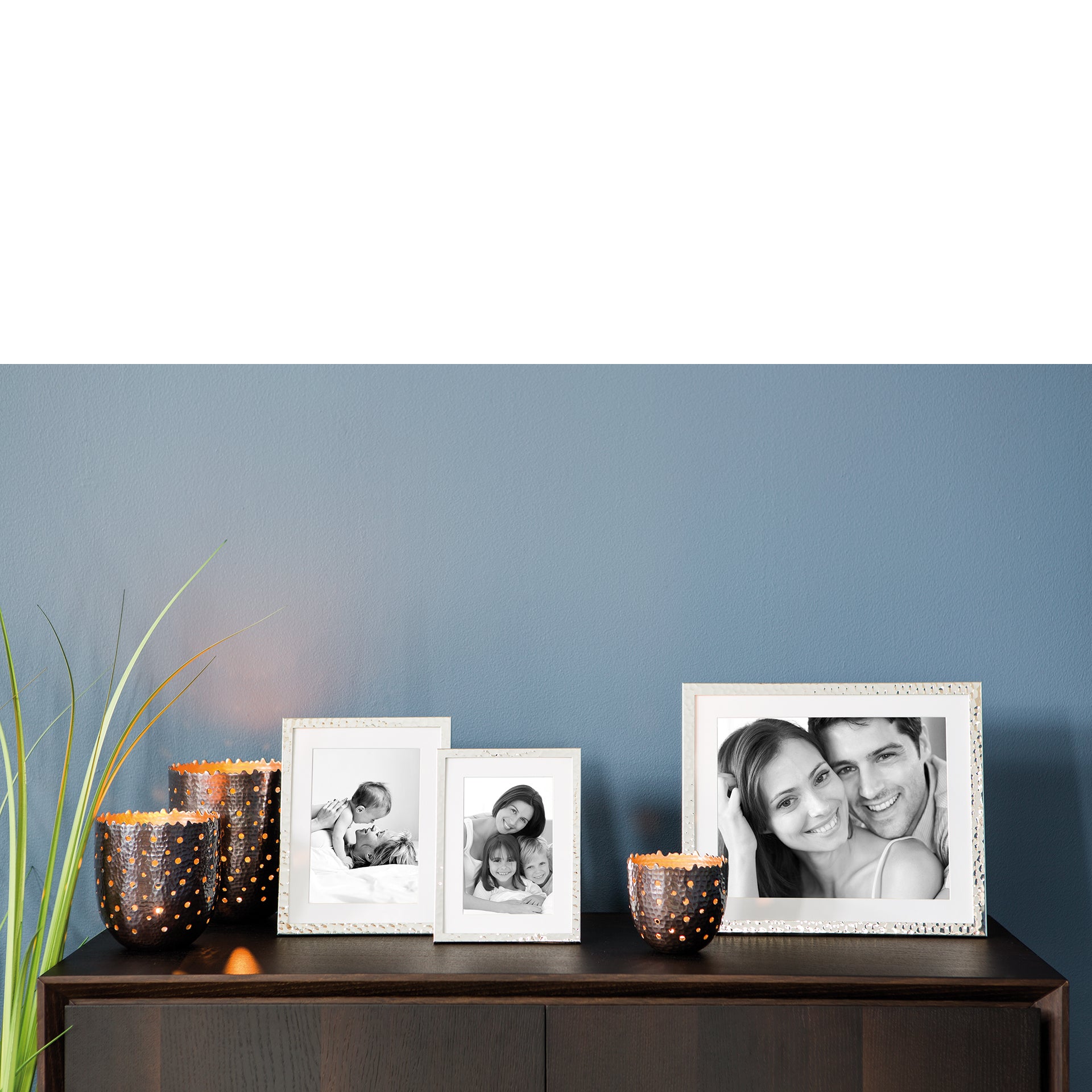 MILAN Bilderrahmen 20x25 cm silber