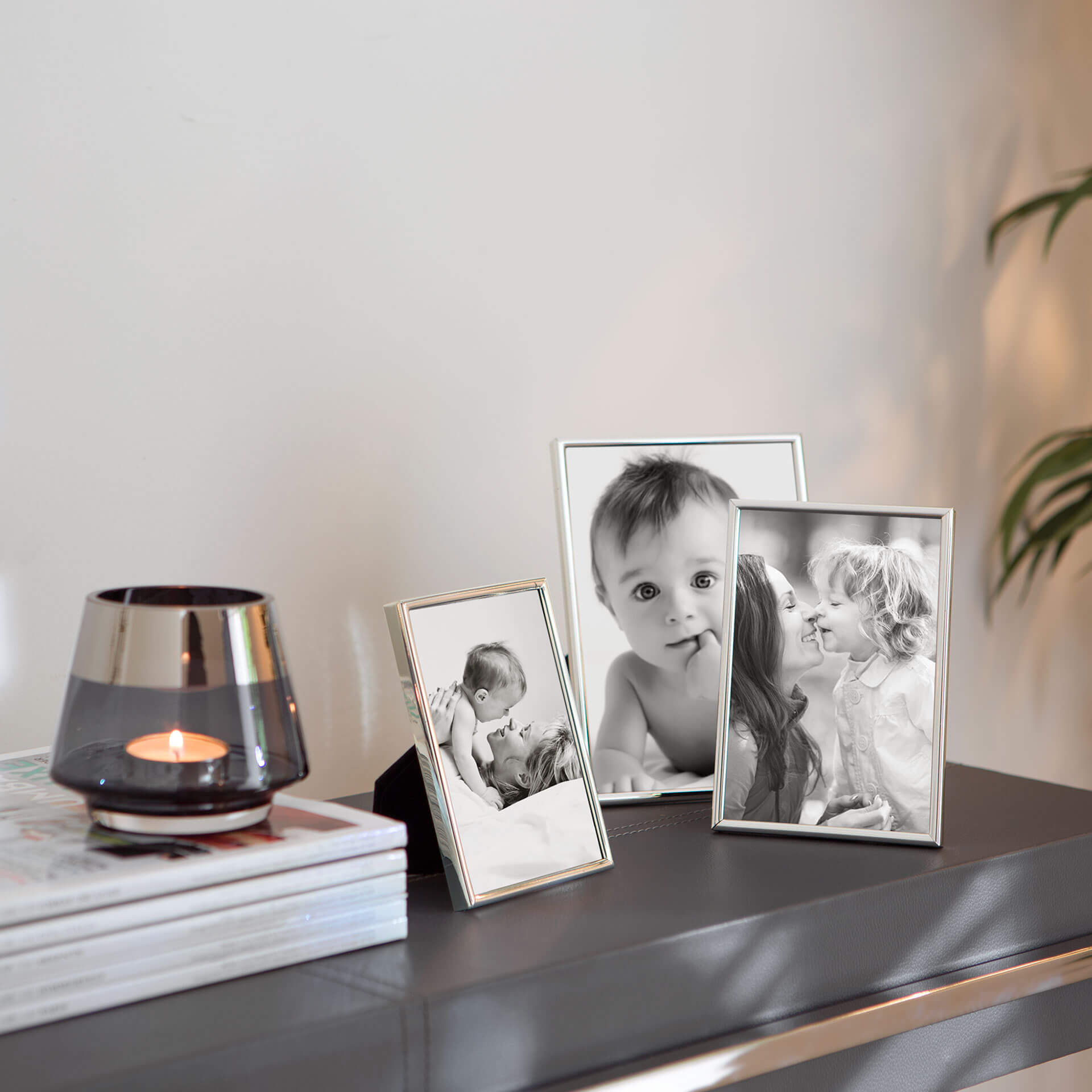 NIKO Bilderrahmen 10x15 cm silberfarben