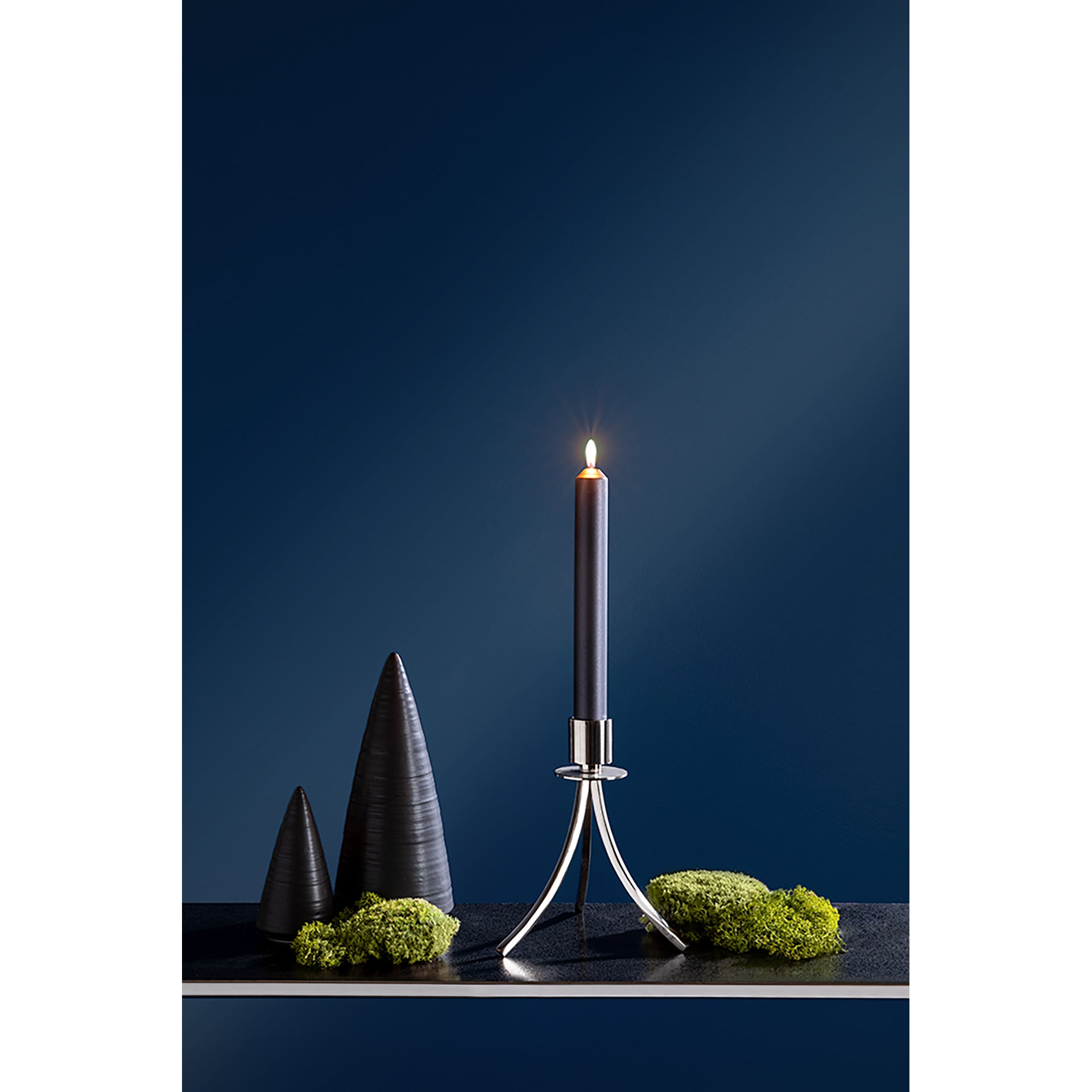 LILANA Leuchter silberfarben