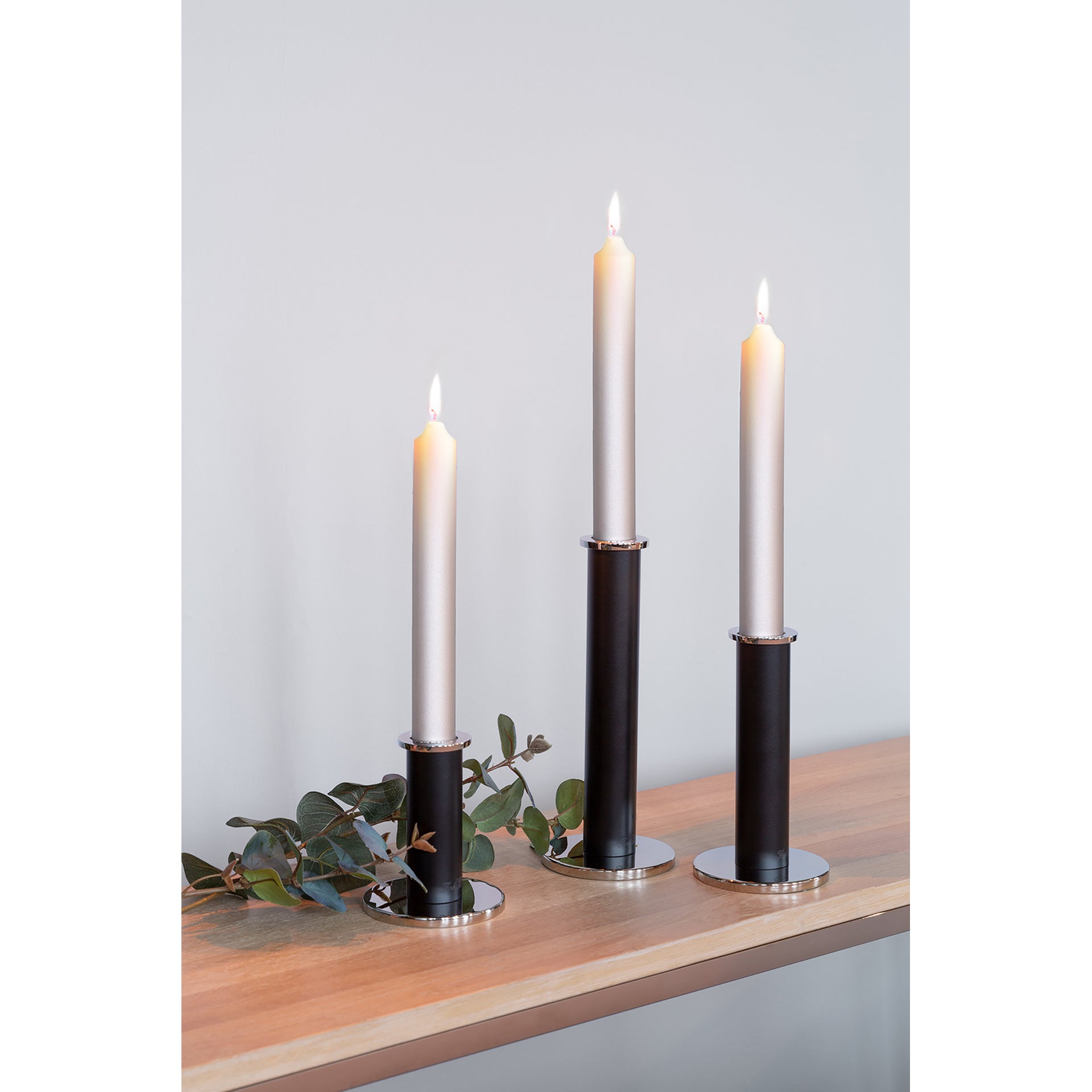 STRATO Leuchter silberfarben