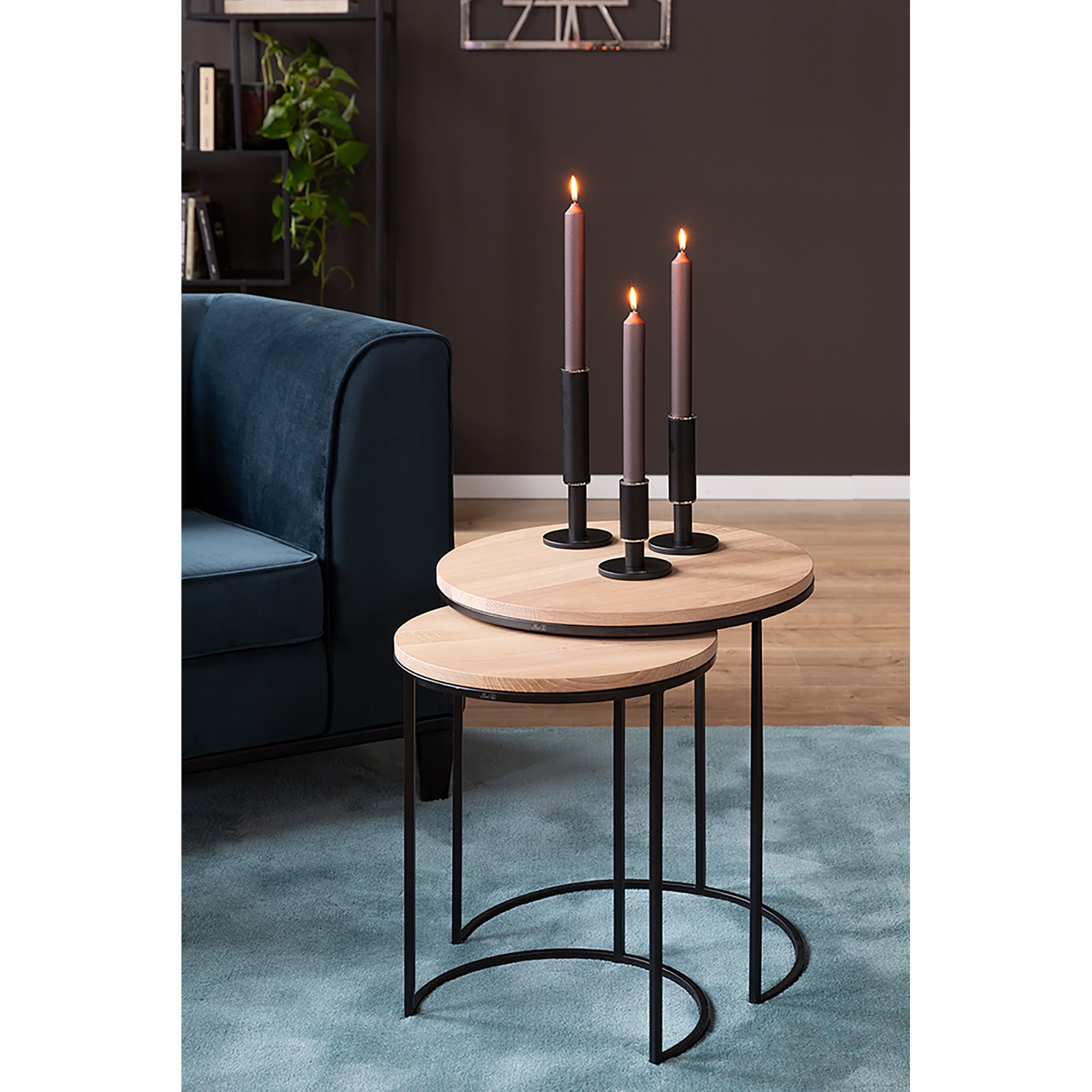 RITMO Leuchter silberfarben