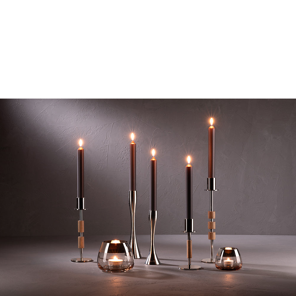 PORTERO Leuchter silberfarben