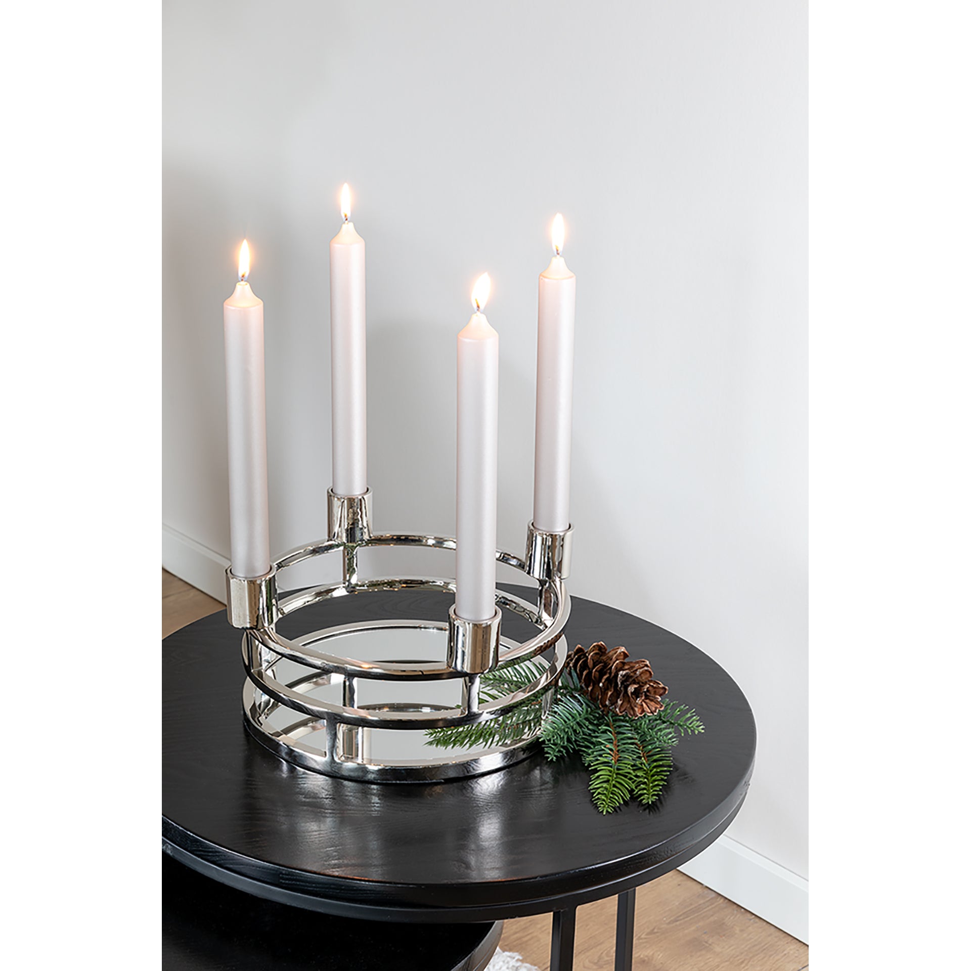 MODENA Kranz silberfarben