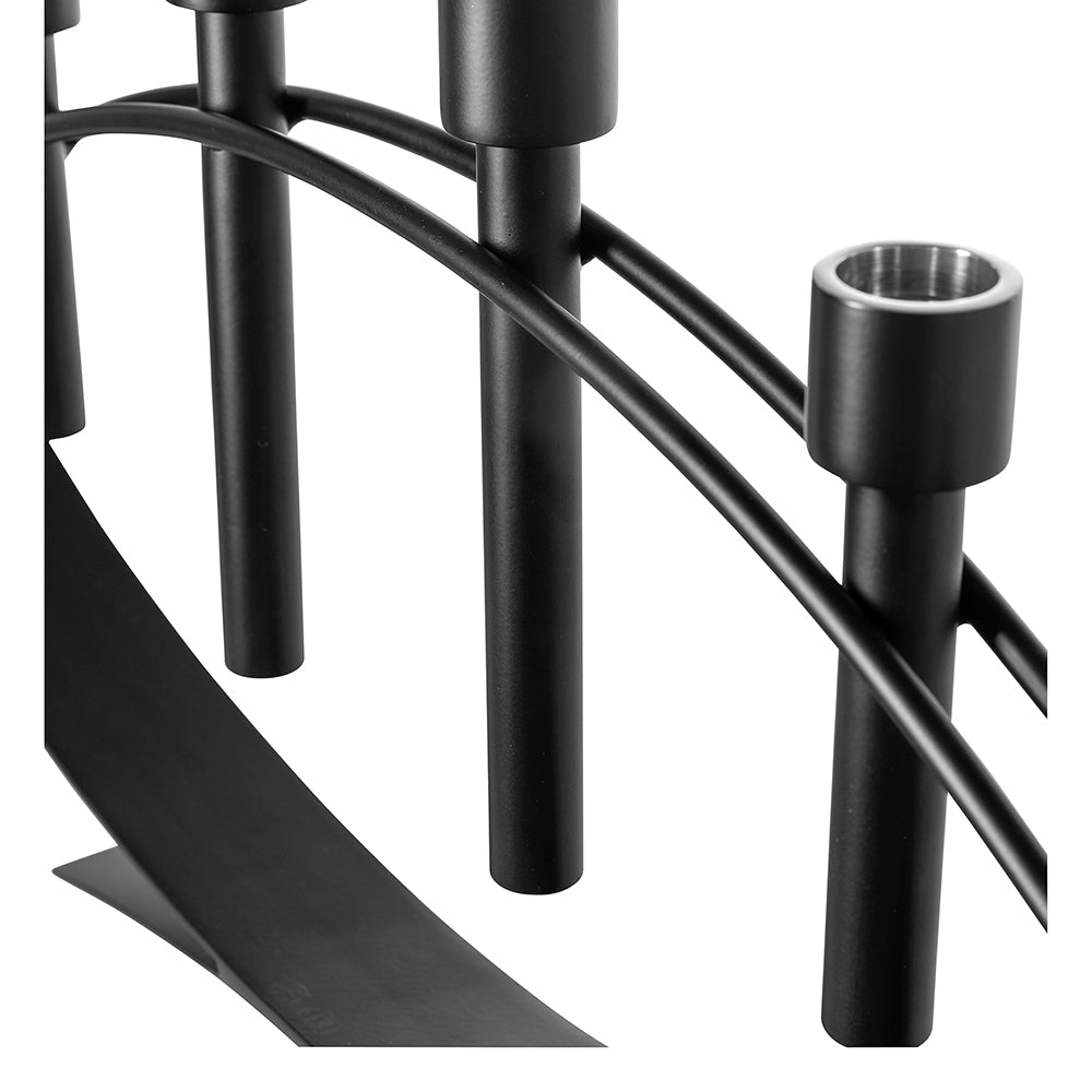 ARCO Leuchter, 4-flammig schwarz