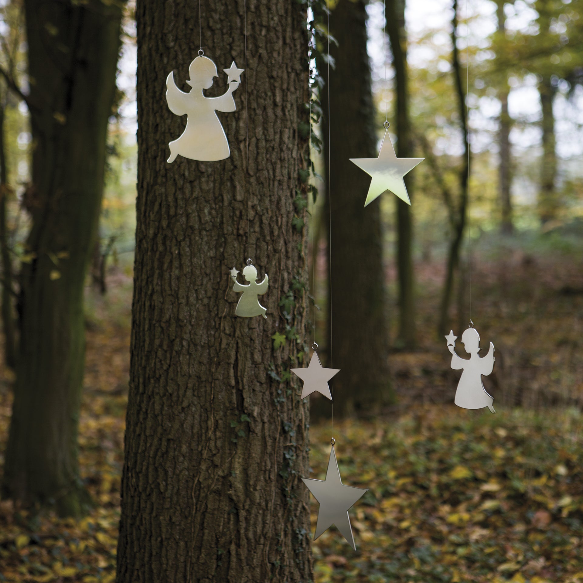 HOLYWORKER Hänger silberfarben