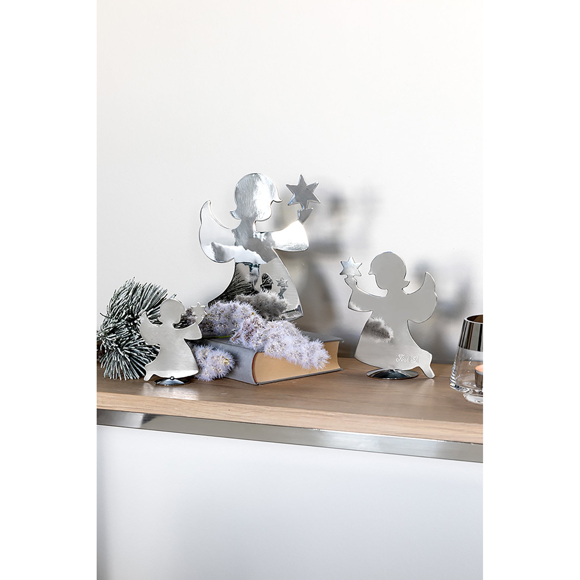 HOLYWORKER Figur silberfarben