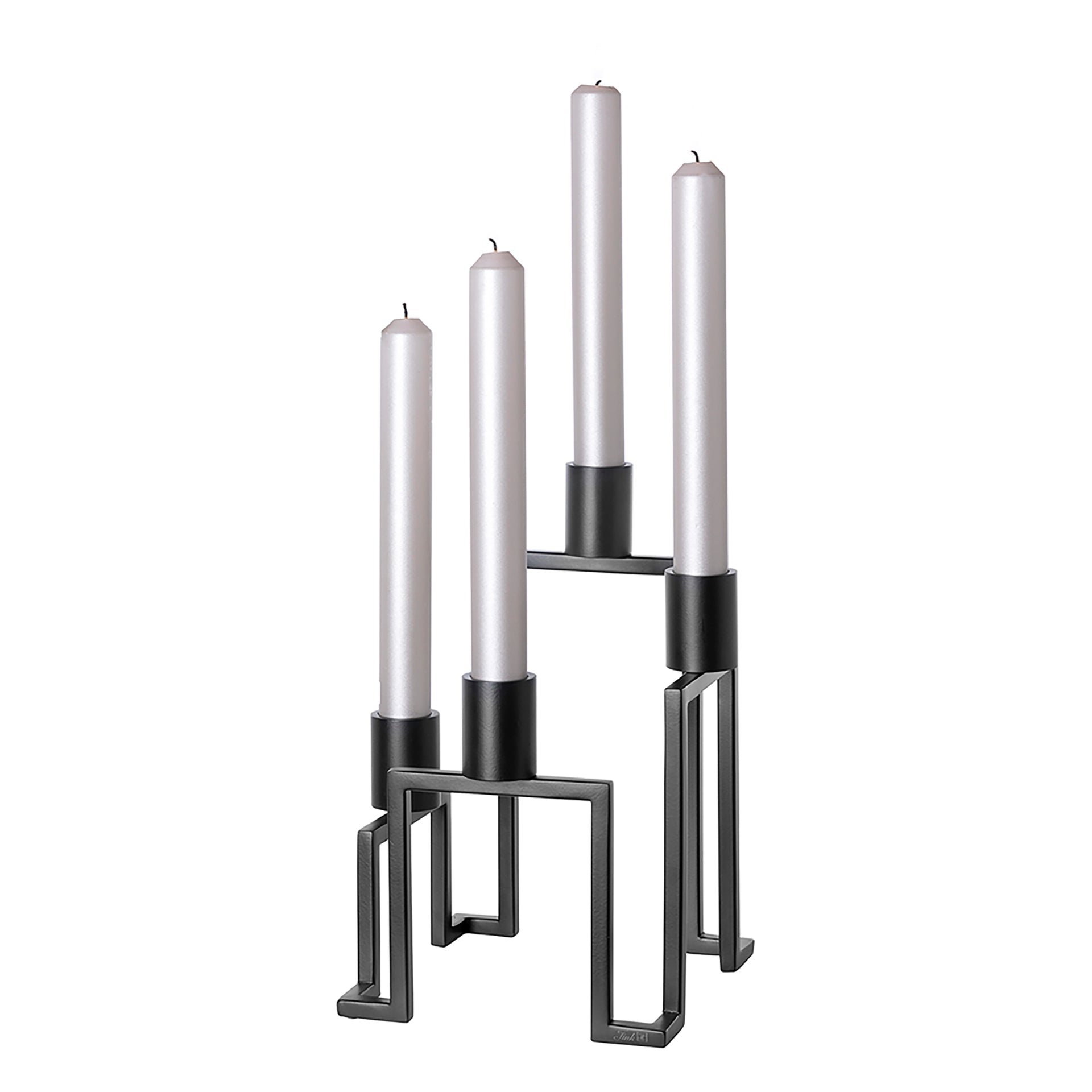 GRANT Leuchter, 4-flammig schwarz