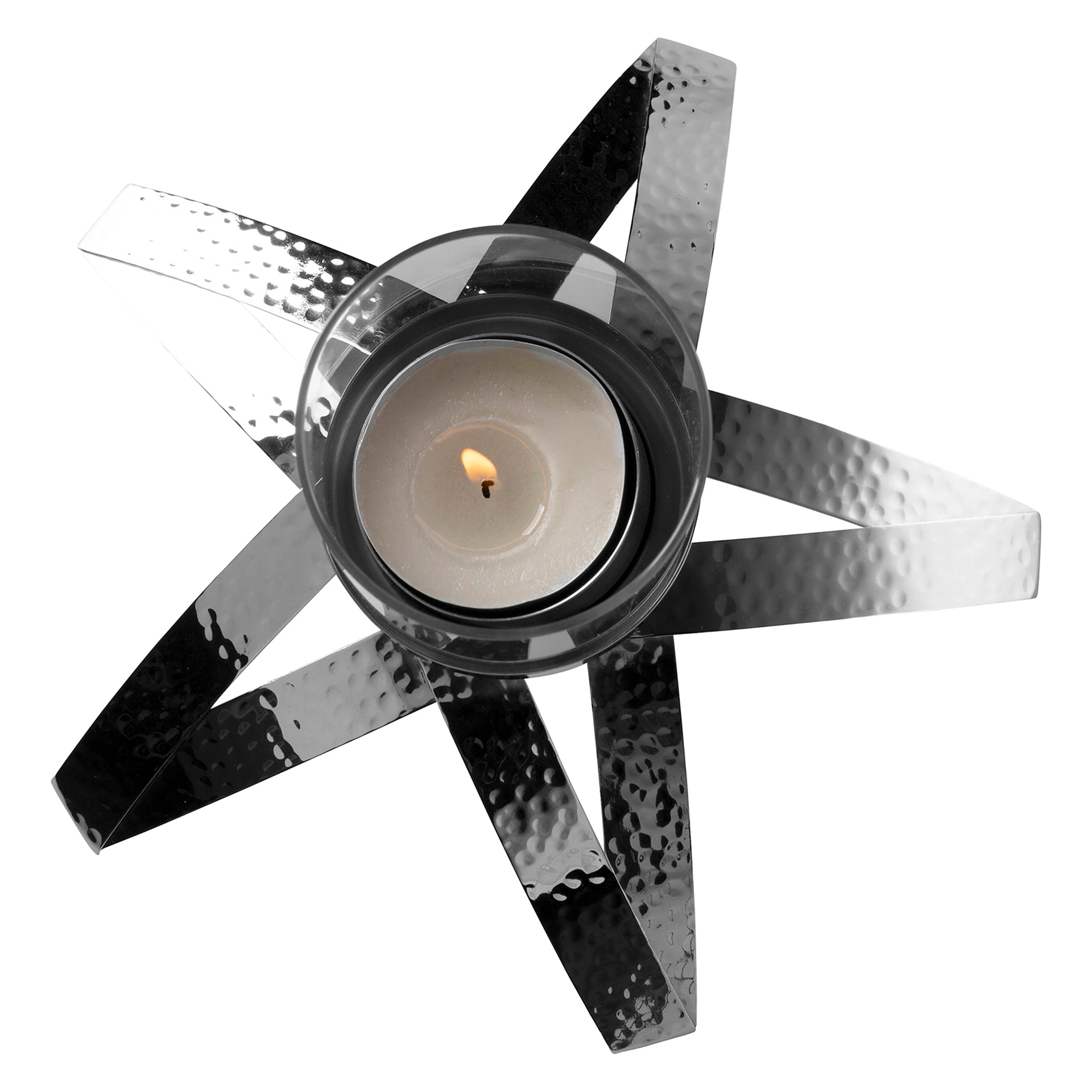 CLAIRE Leuchter silberfarben