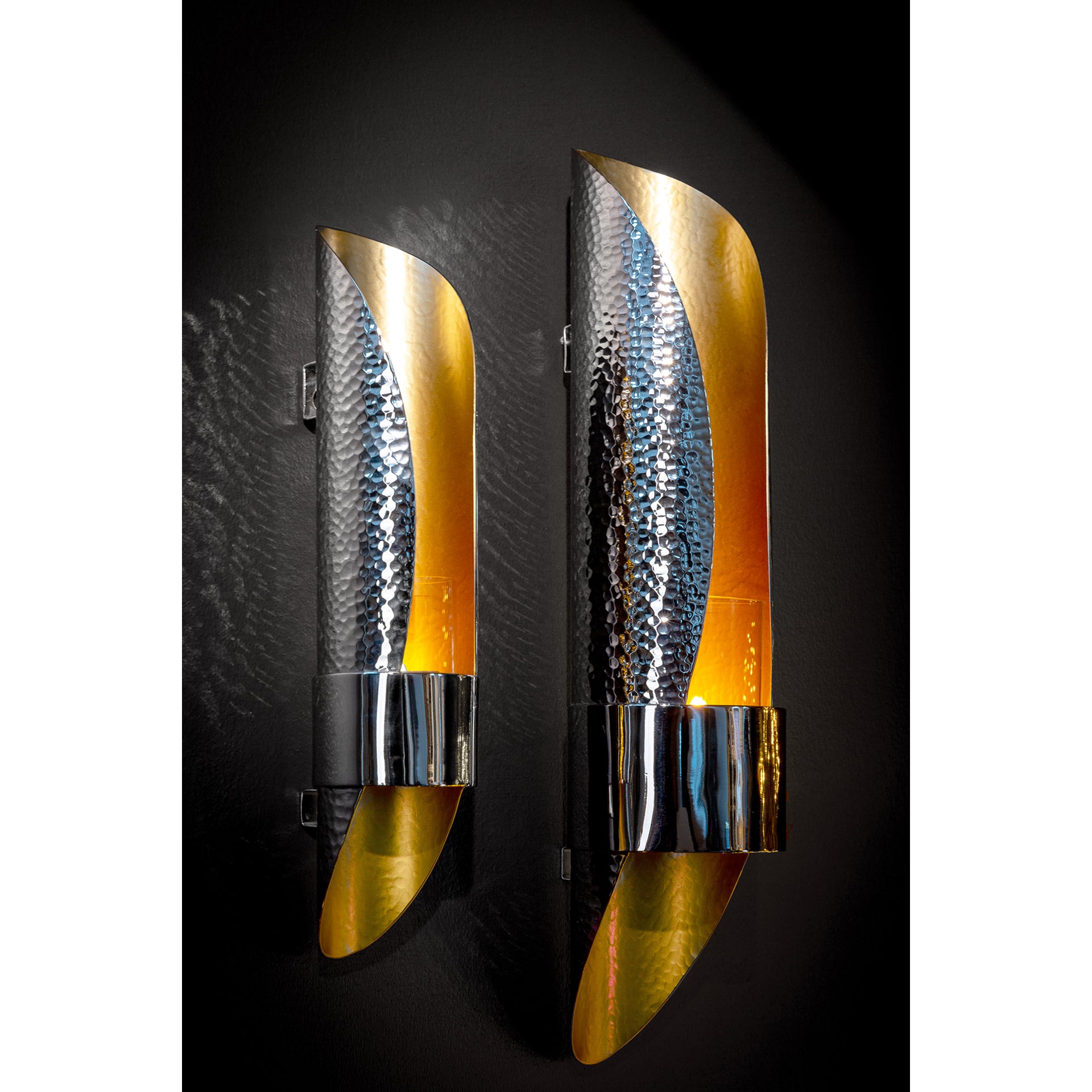 MUSETTE Wandleuchter silberfarben