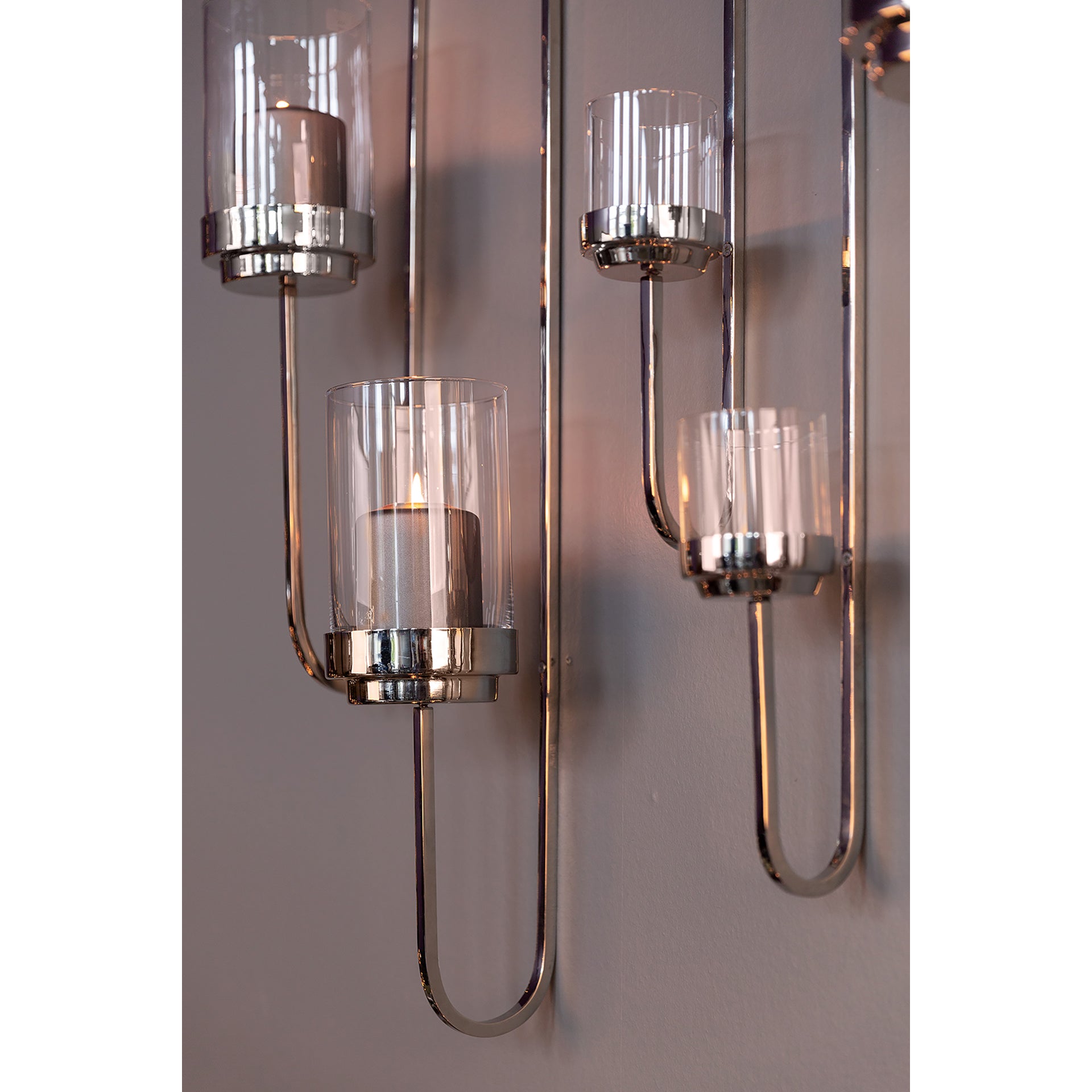 SAXON Wandleuchter klar