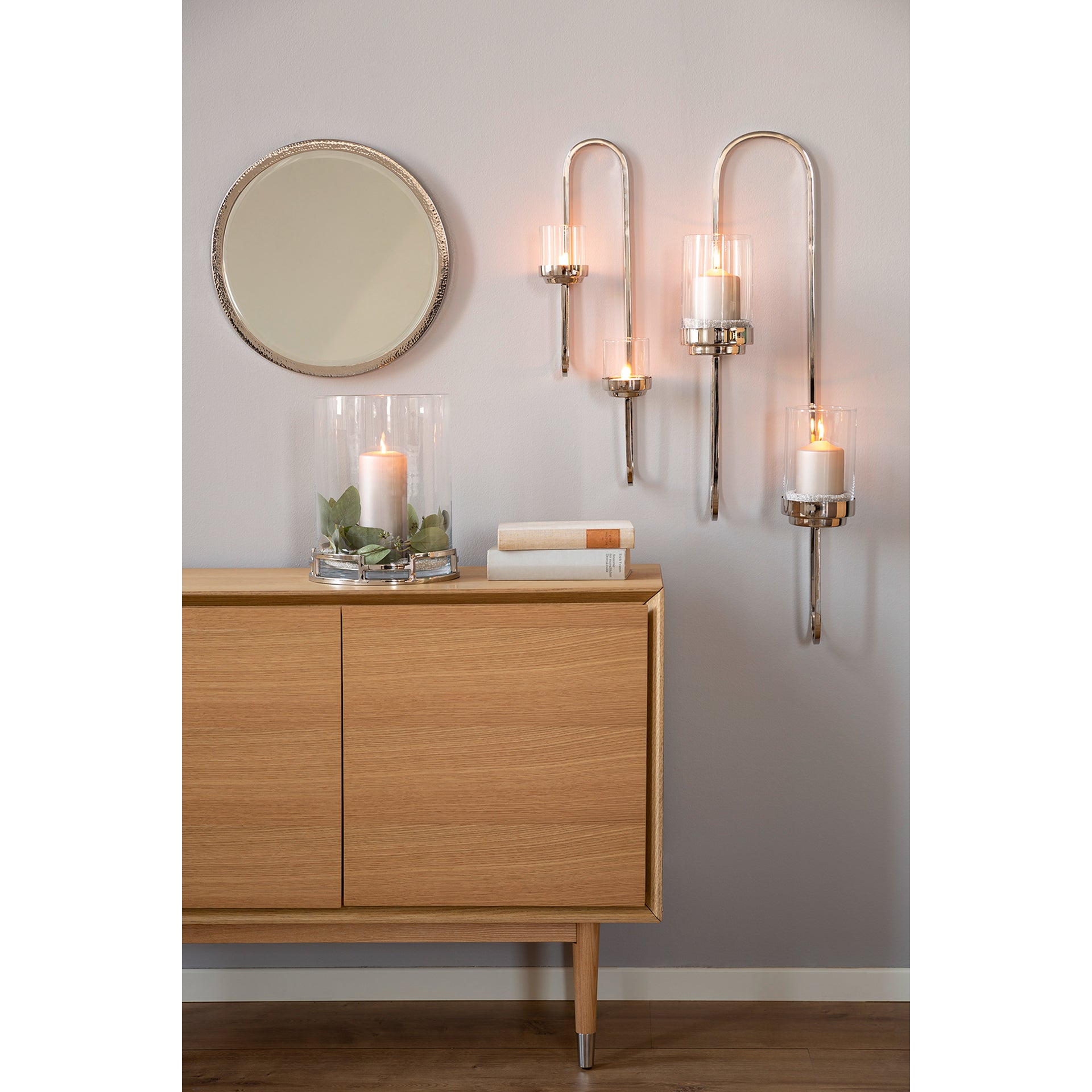 SAXON Wandleuchter klar