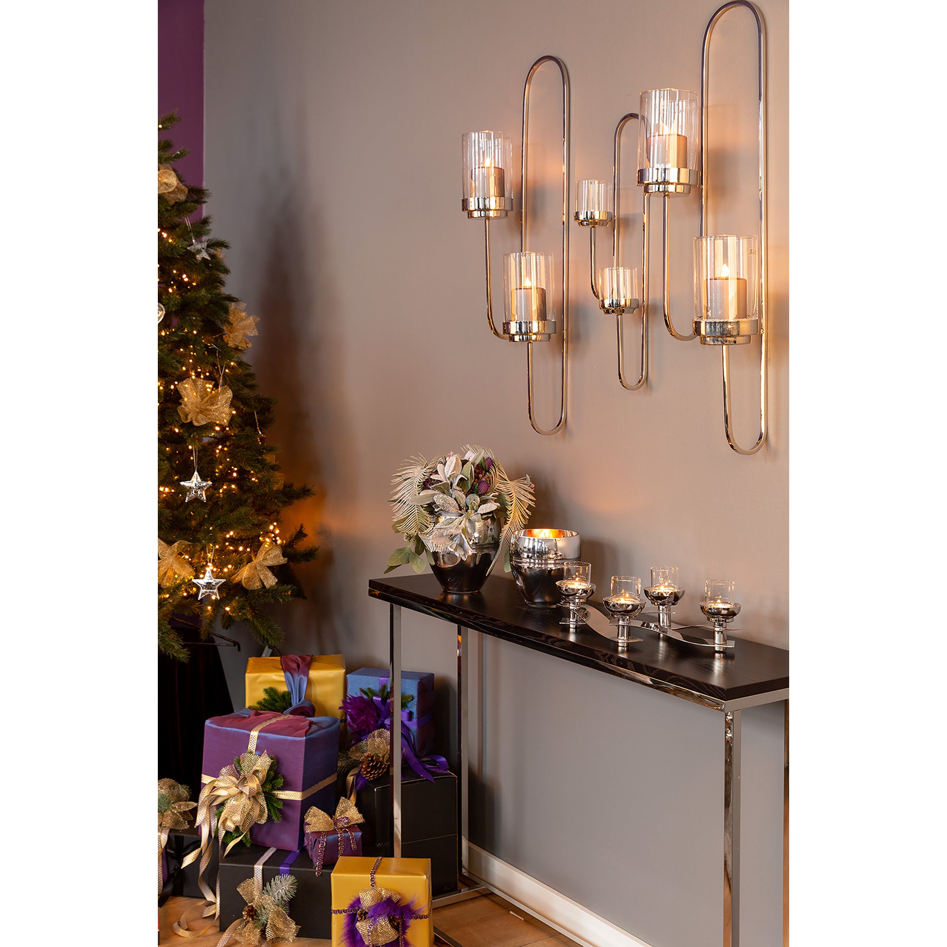 SAXON Wandleuchter klar