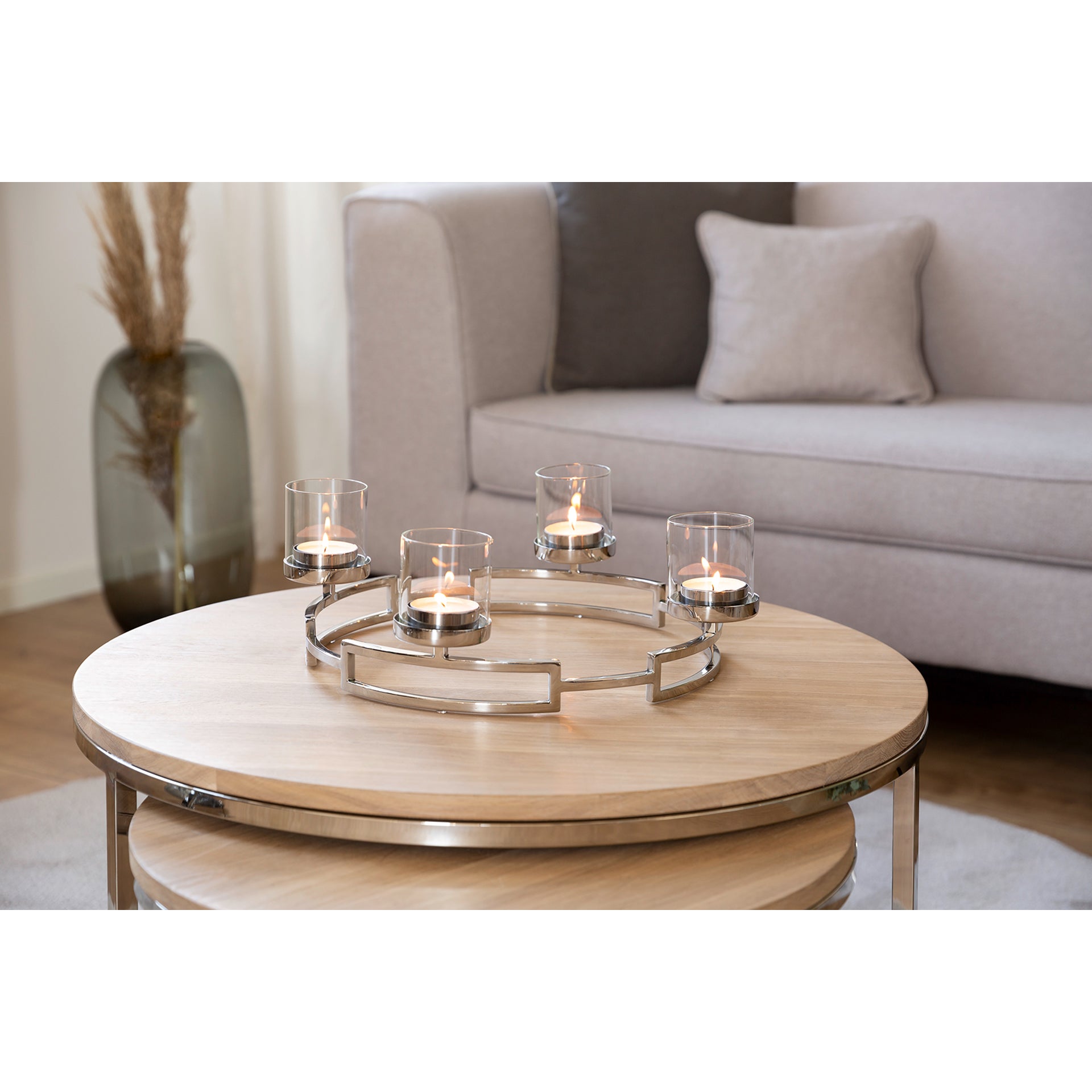 HOMMAGE Kranz silberfarben