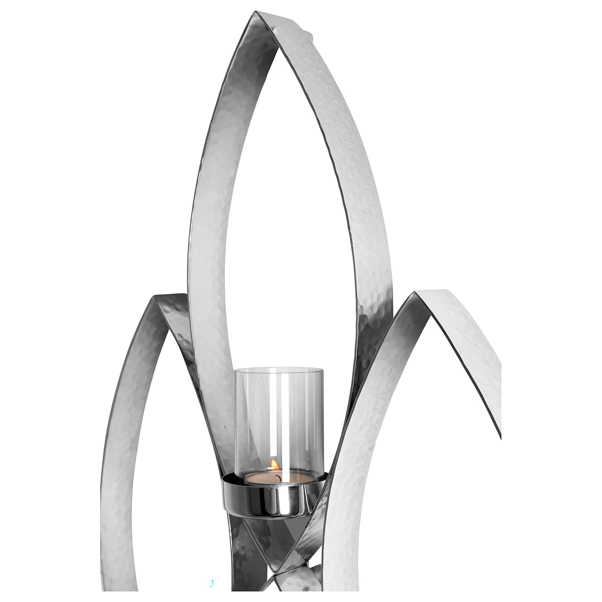 MARUF Wandleuchter silberfarben