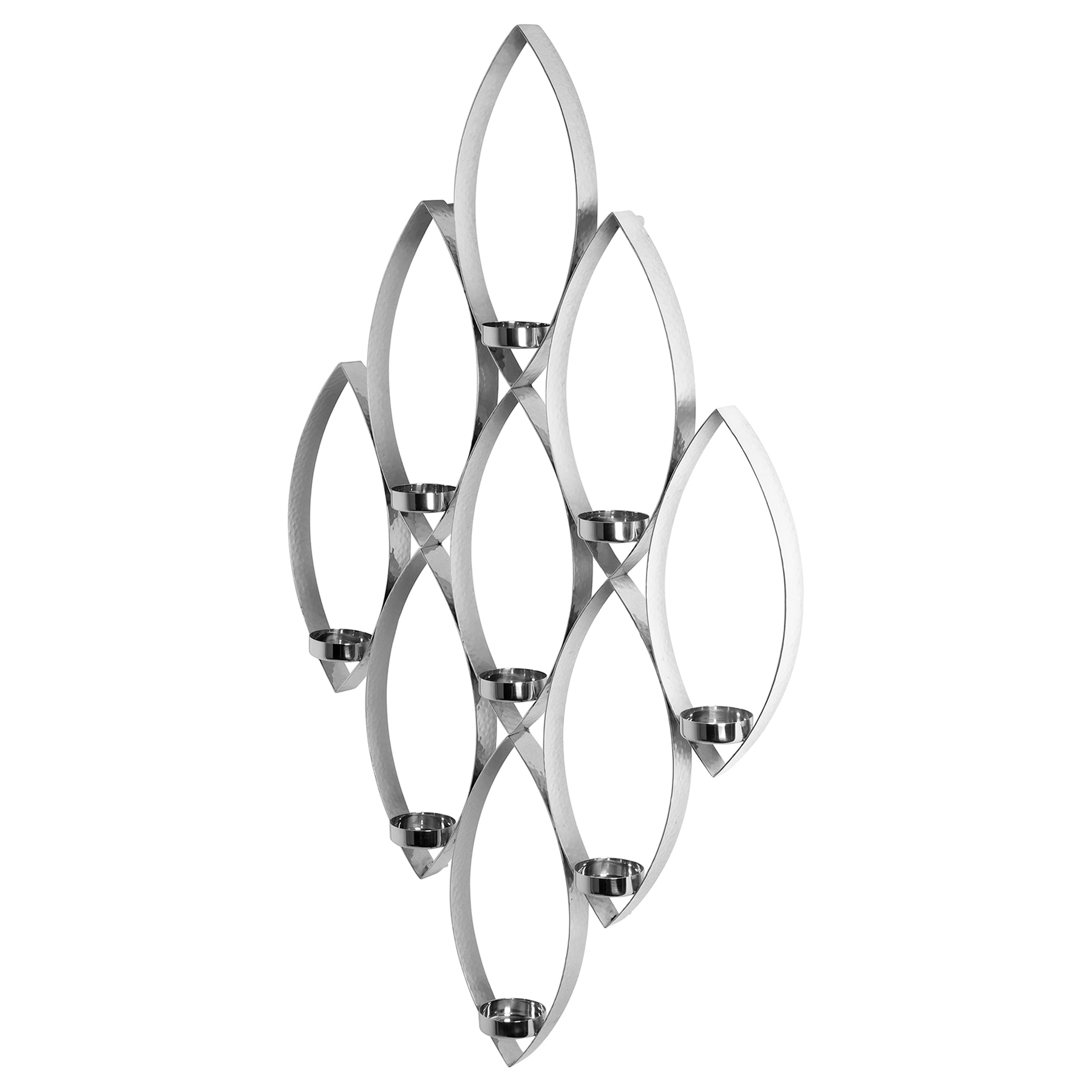 MARUF Wandleuchter silberfarben