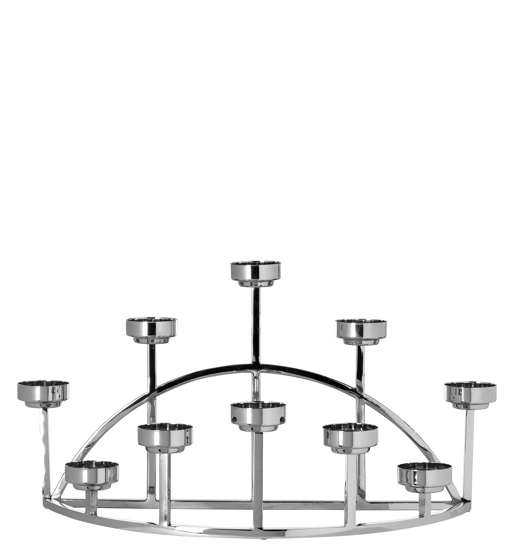 DOMIAN Leuchter silberfarben
