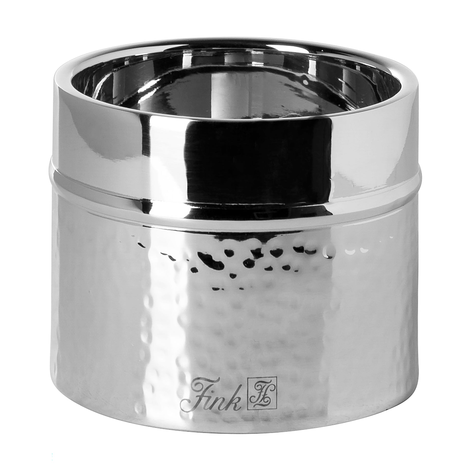 NASSAU Stumpenkerzenhalter silberfarben