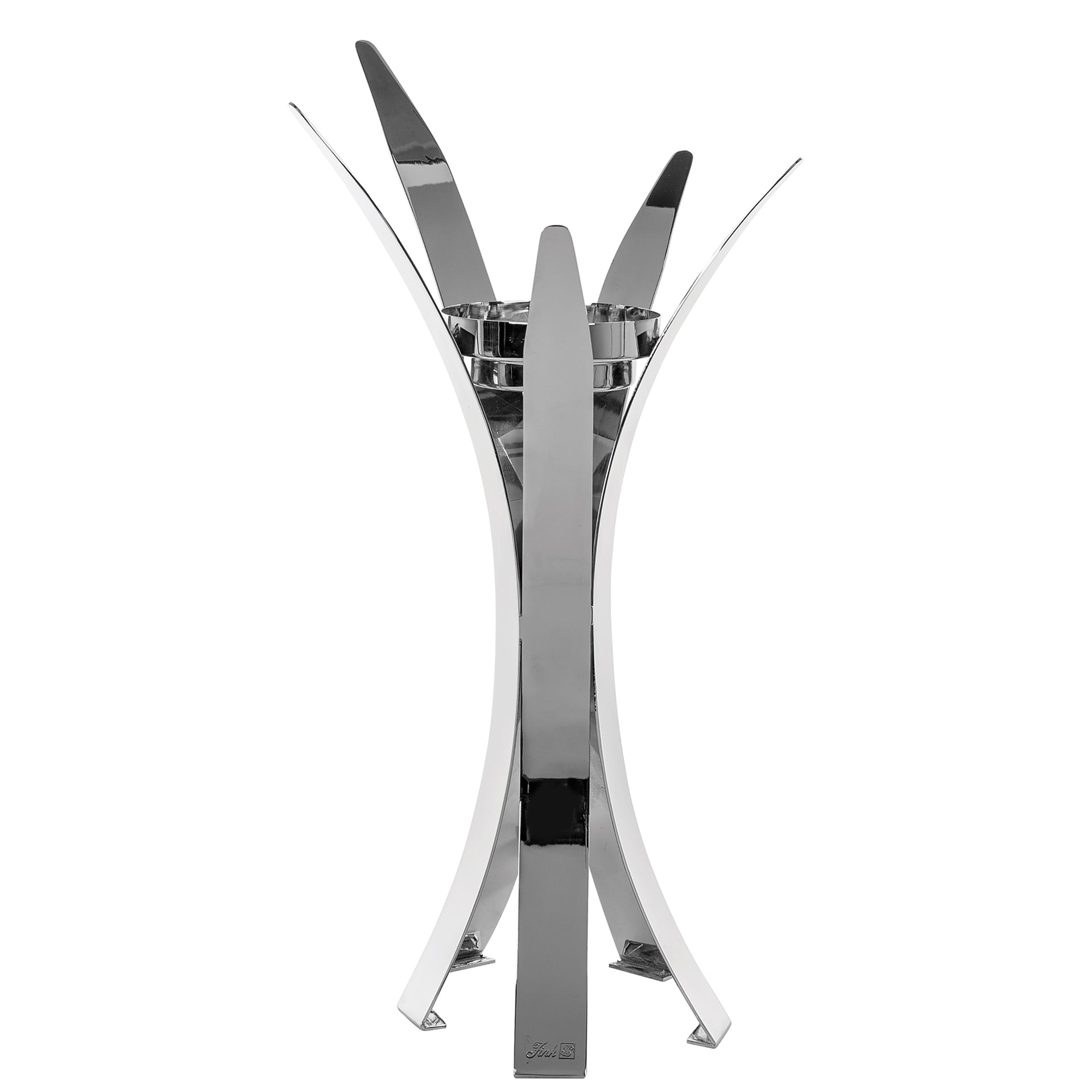 VIVAS Leuchter silberfarben