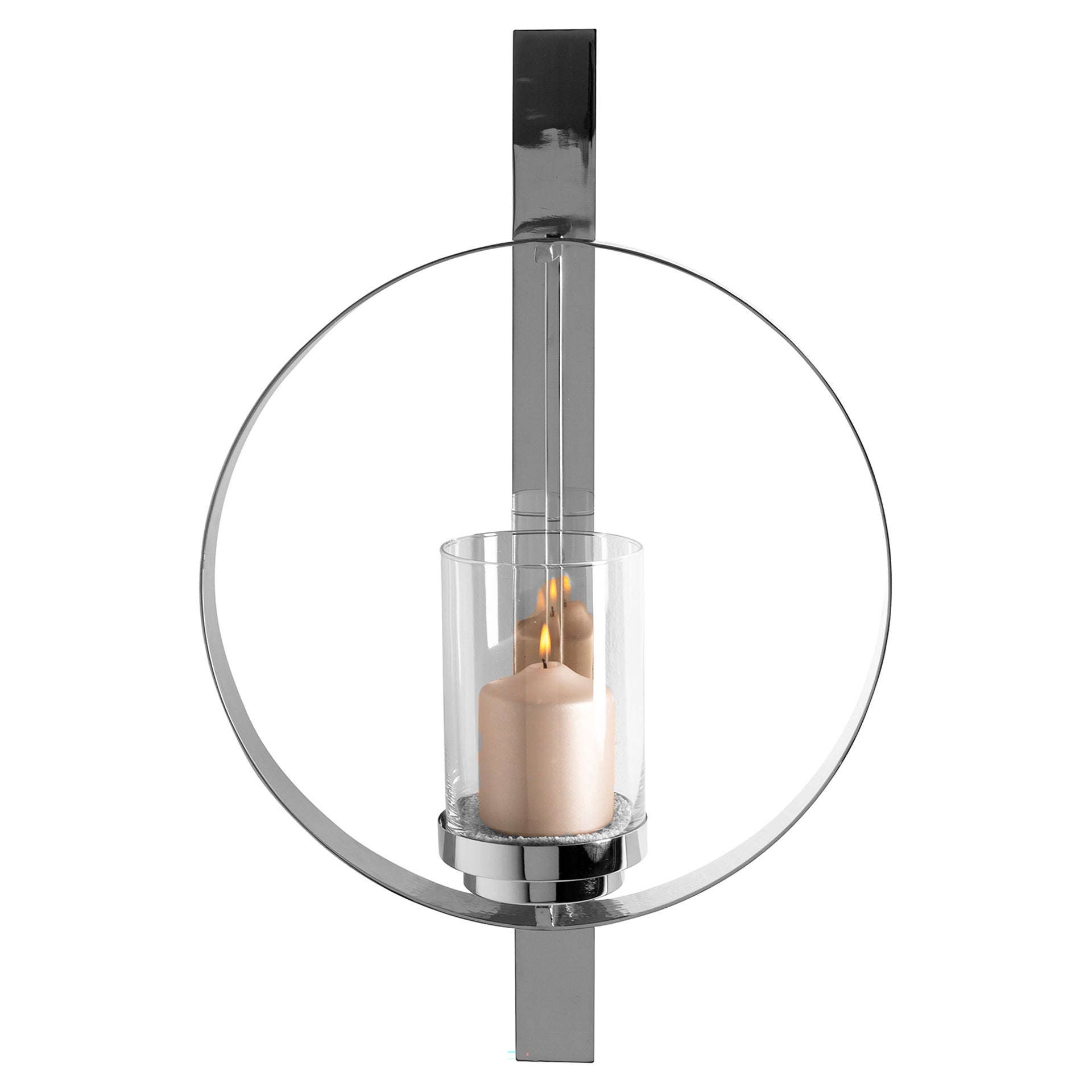 CLARION Wandleuchter silberfarben