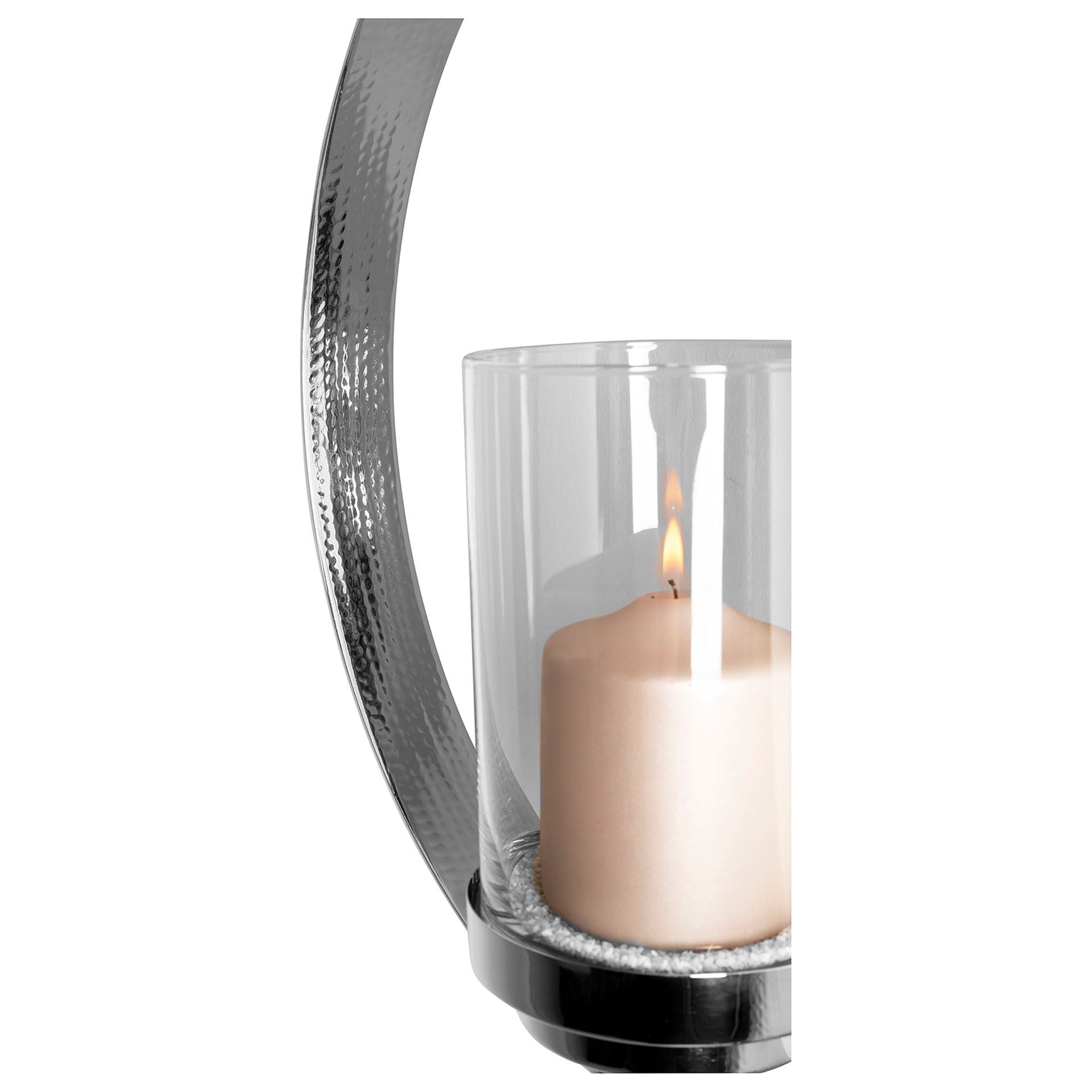 CLARION Wandleuchter silberfarben